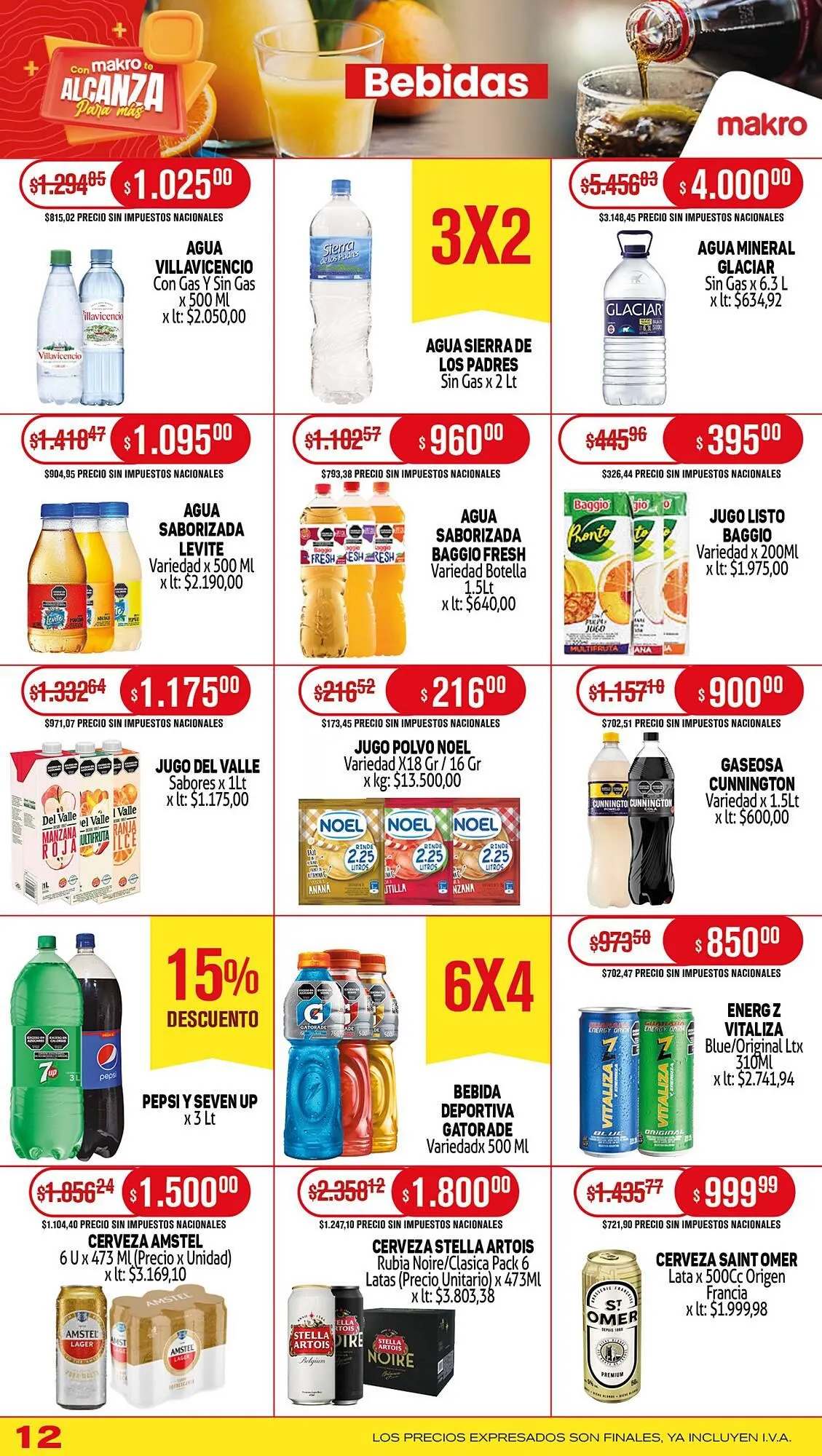 Ofertas de Catálogo Makro 31 de julio al 8 de agosto 2025 - Página 12 del catálogo