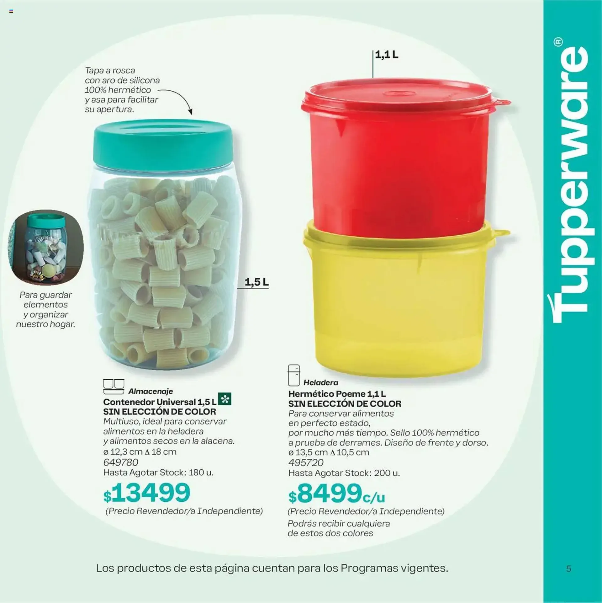 Ofertas de Folleto Tupperware 15 de septiembre al 22 de septiembre 2025 - Página 5 del catálogo