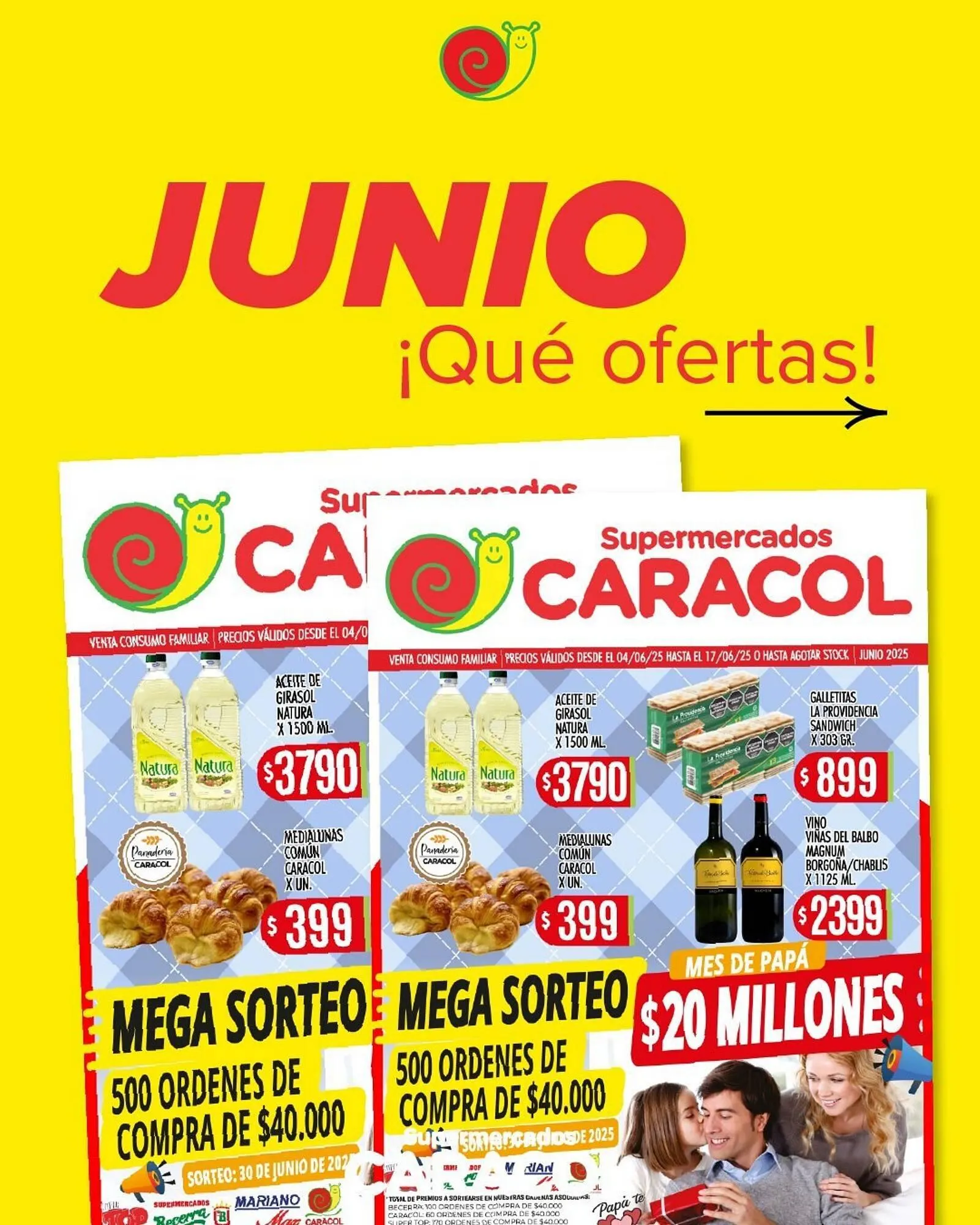Ofertas de Catálogo Supermercados Caracol 3 de junio al 17 de junio 2025 - Página 1 del catálogo