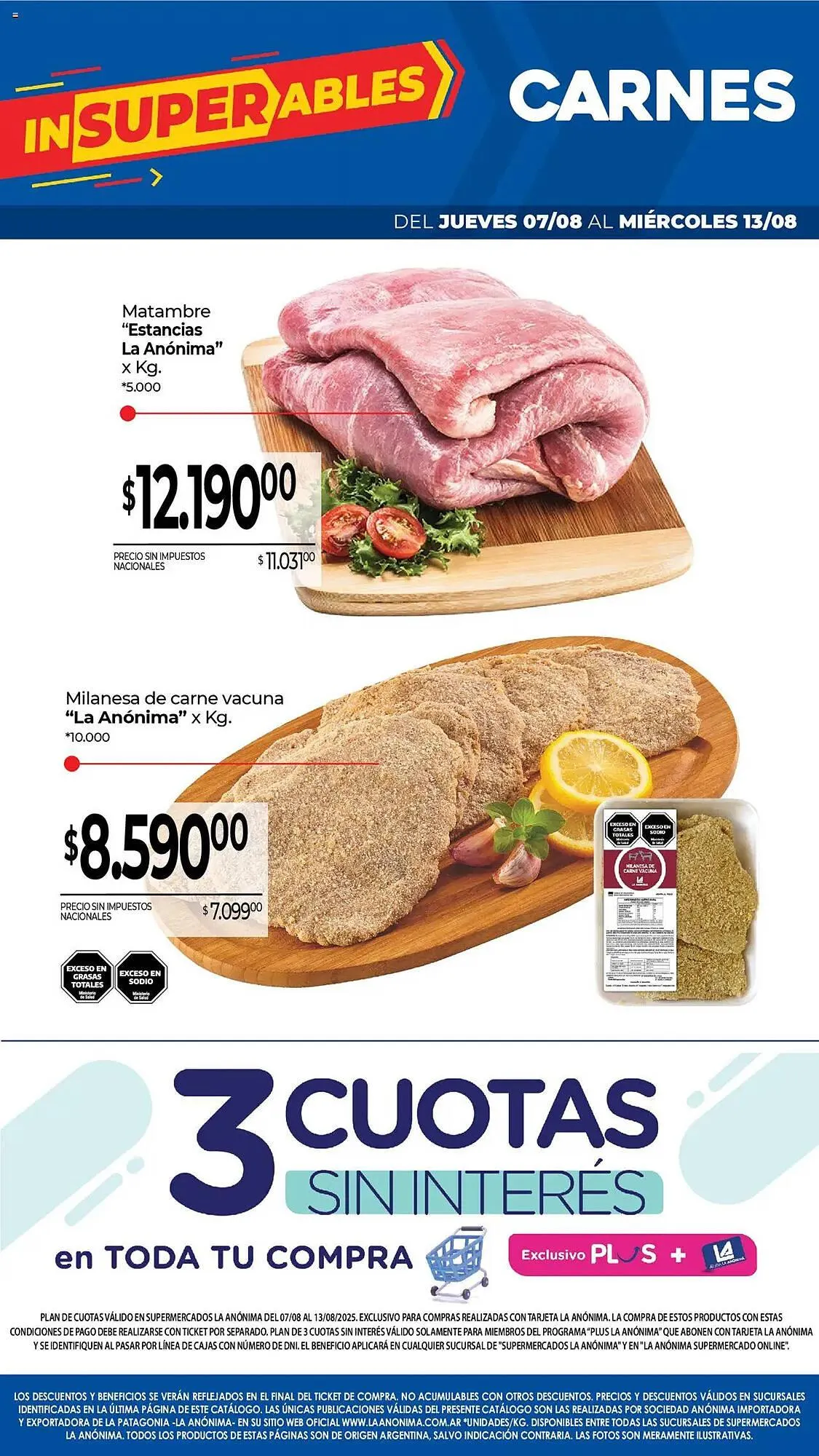Ofertas de Catálogo La Anonima 7 de agosto al 13 de agosto 2025 - Página 2 del catálogo