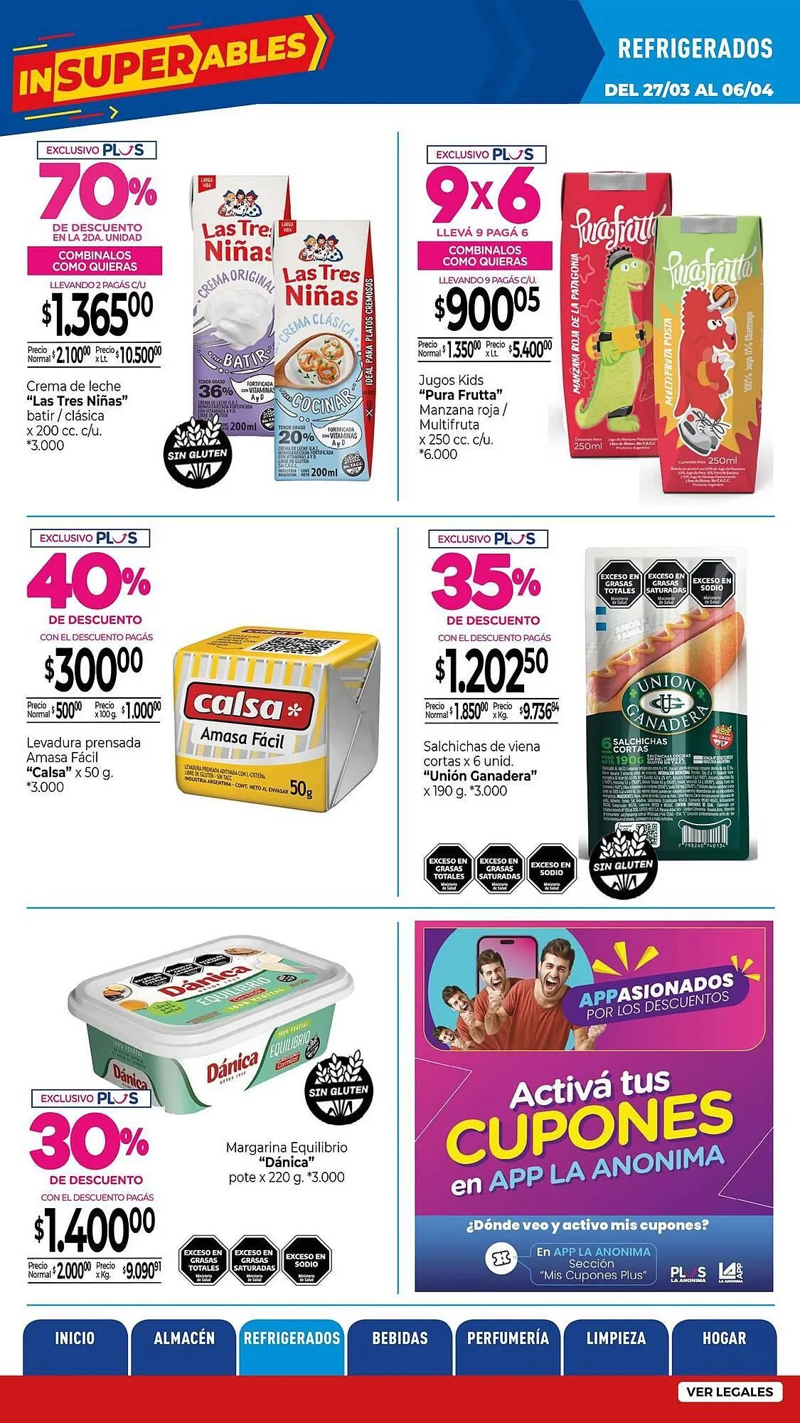 Ofertas de Catálogo La Anonima 27 de marzo al 6 de abril 2025 - Página 14 del catálogo