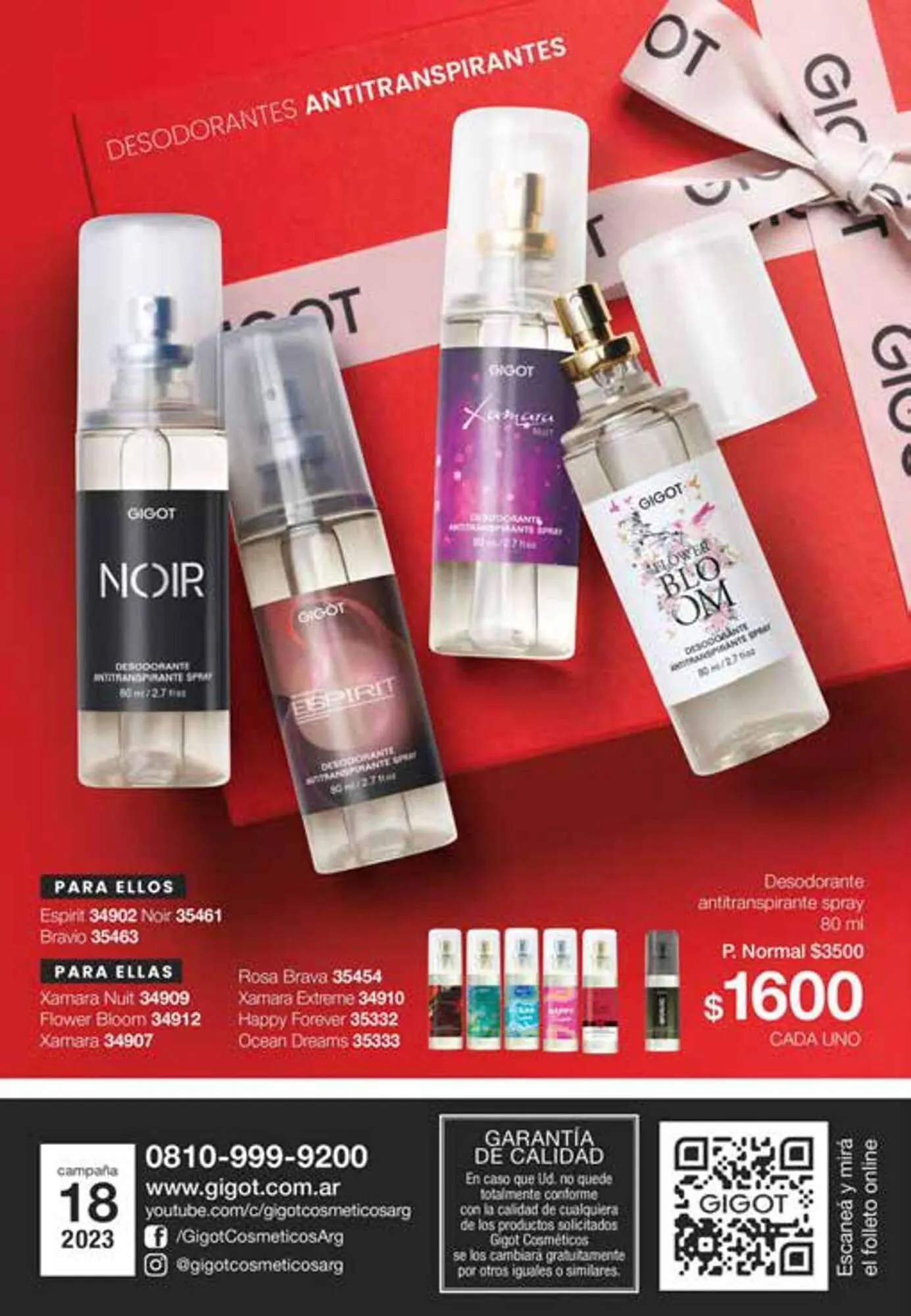 Ofertas de Catálogo Gigot 30 de octubre al 30 de noviembre 2023 - Página 164 del catálogo