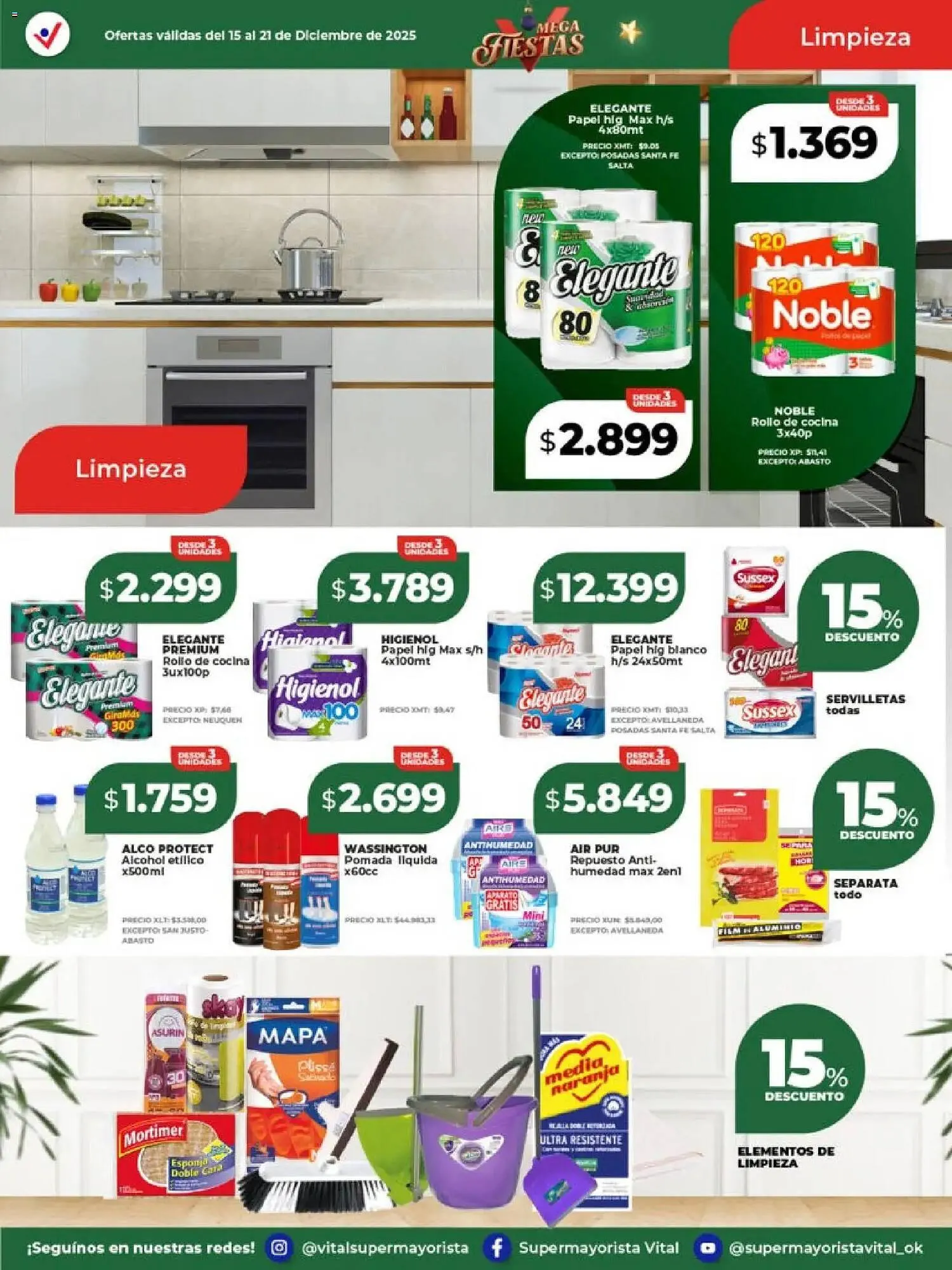 Ofertas de Catálogo Supermayorista Vital 15 de diciembre al 21 de diciembre 2025 - Página 10 del catálogo