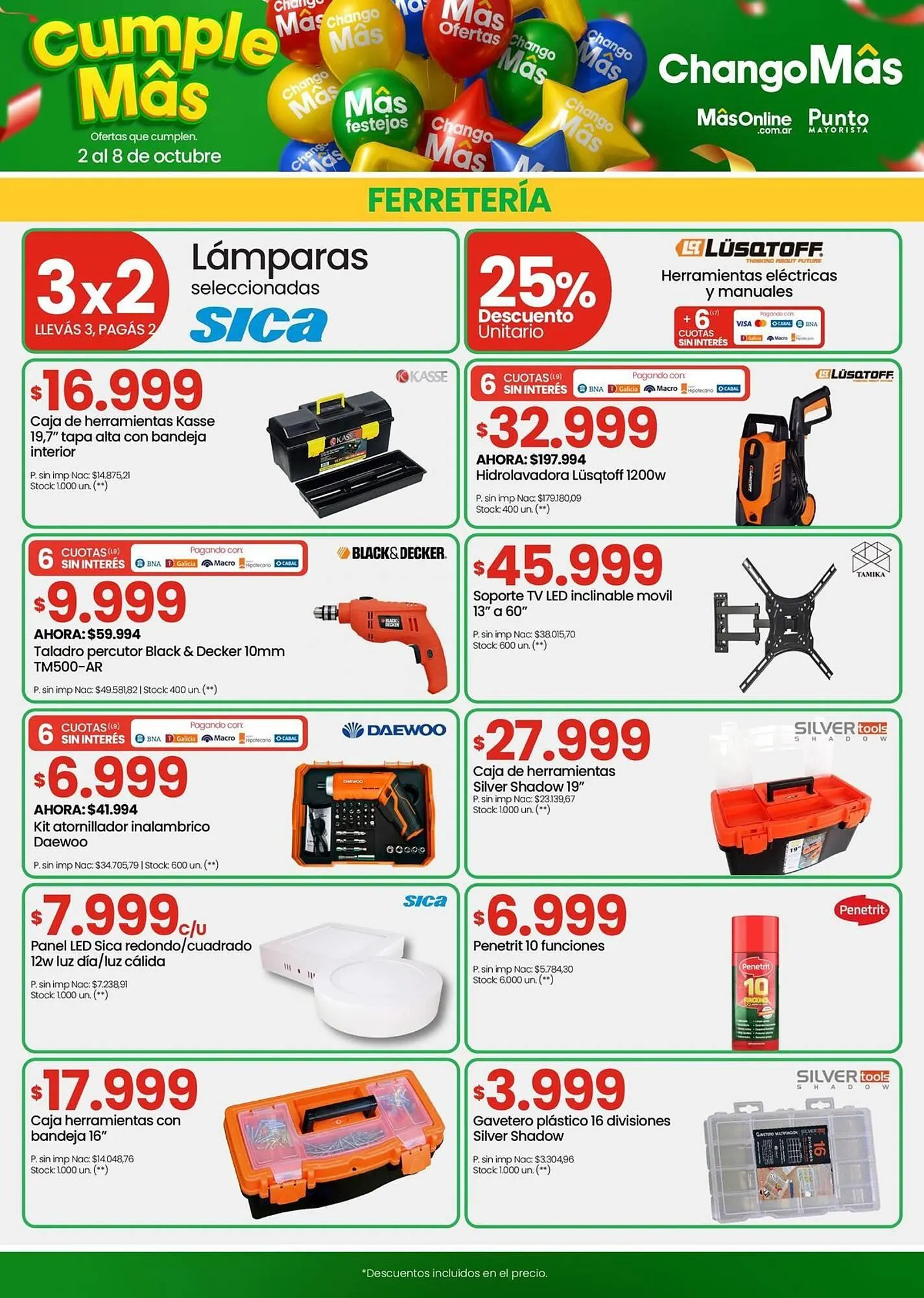 Ofertas de Catálogo Changomas 3 de octubre al 8 de octubre 2025 - Página 13 del catálogo