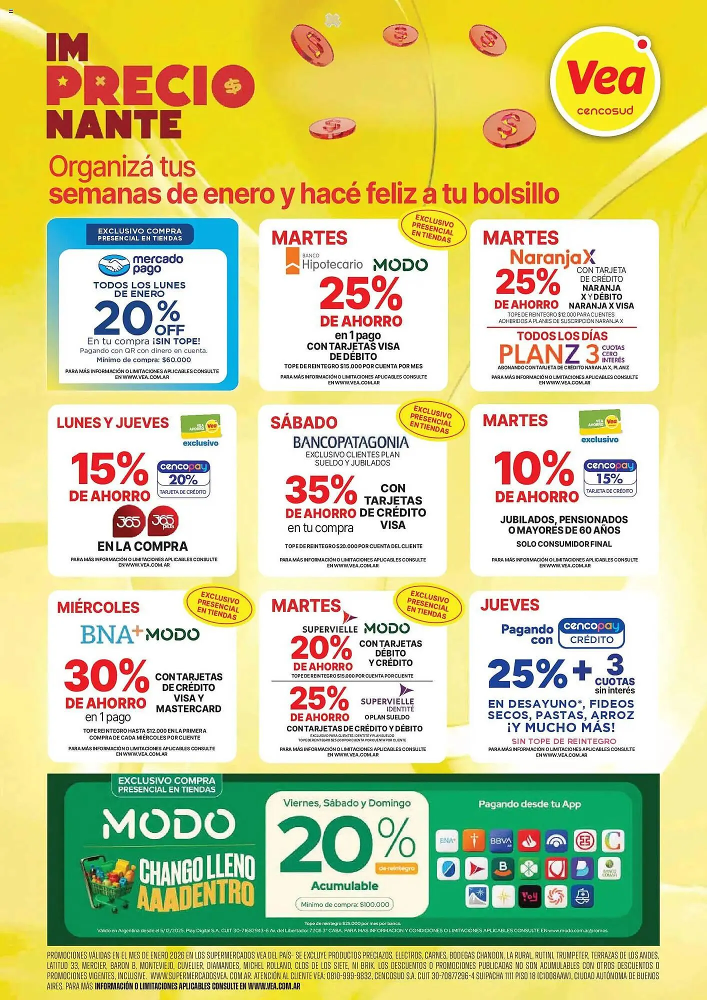 Ofertas de Catálogo Supermercados Vea 13 de enero al 20 de enero 2026 - Página 8 del catálogo