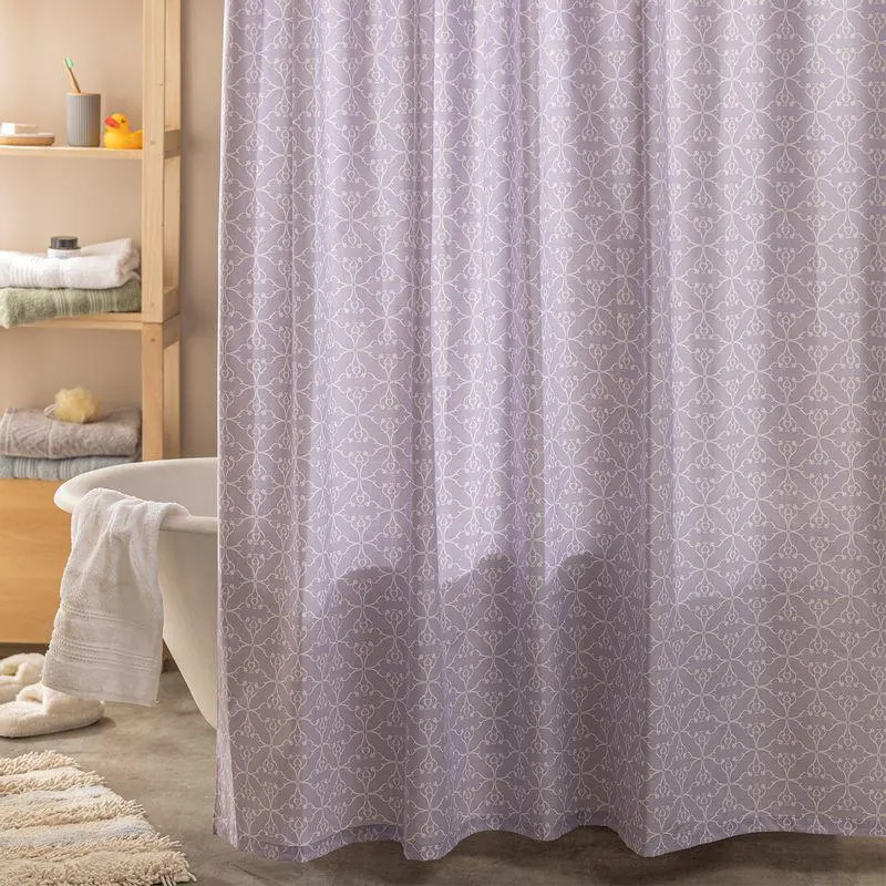 Cortina de Baño Flor Redonda