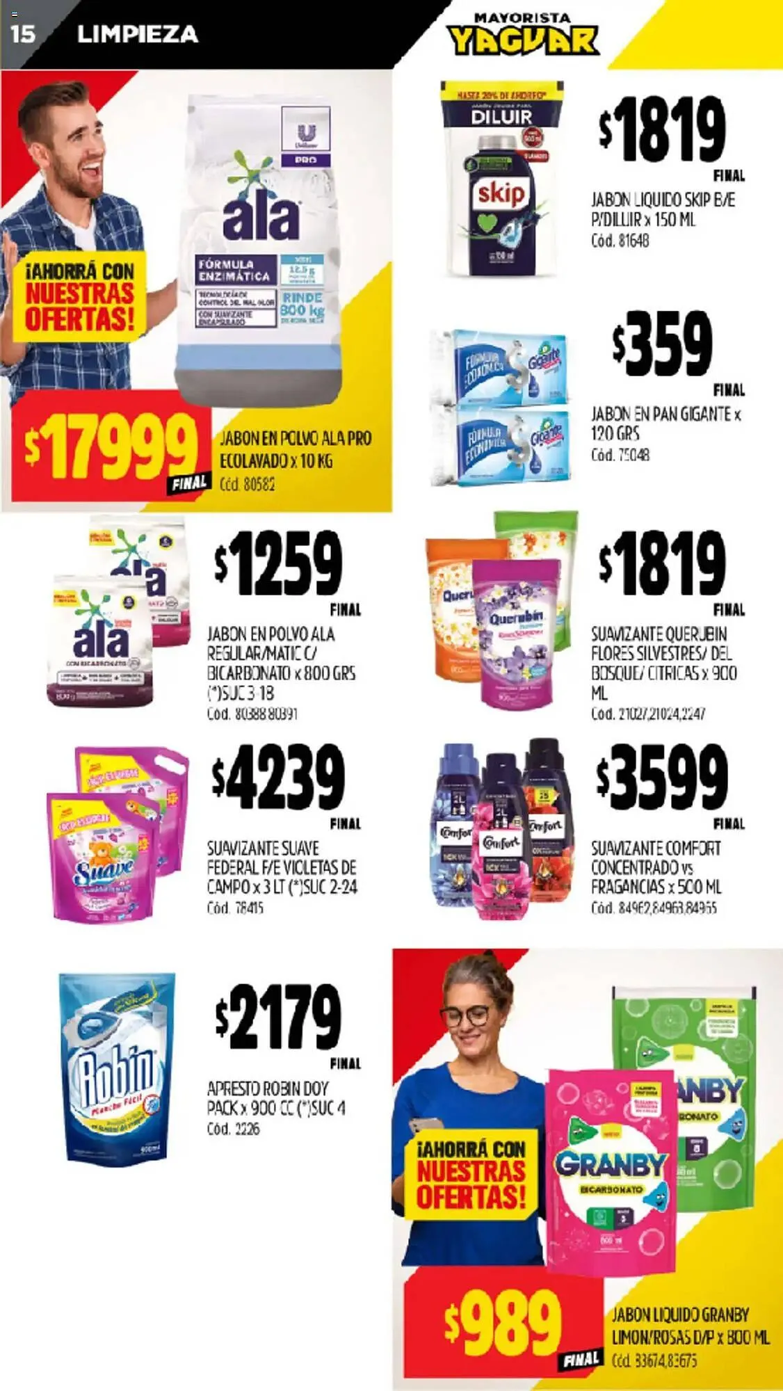Ofertas de Catálogo Supermercados Yaguar 10 de marzo al 16 de marzo 2025 - Página 16 del catálogo