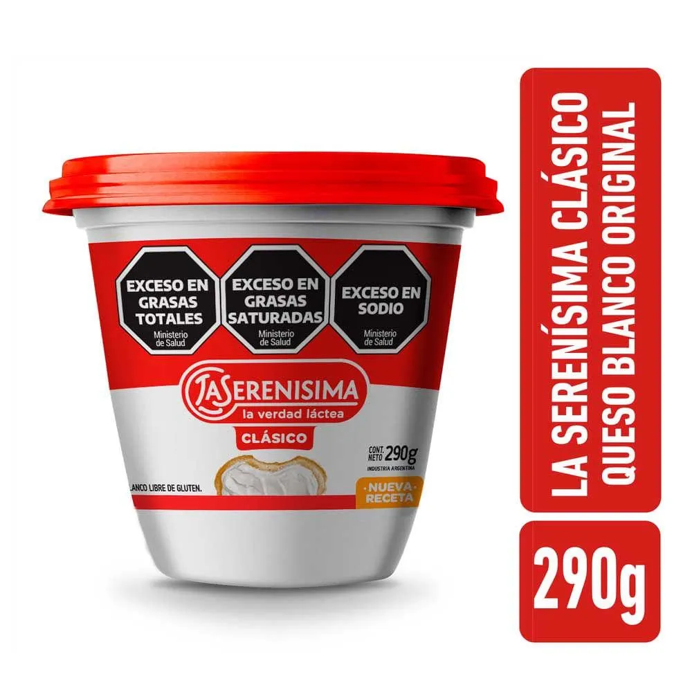 Queso Blanco Original 290 Gr La Serenísima Clásico