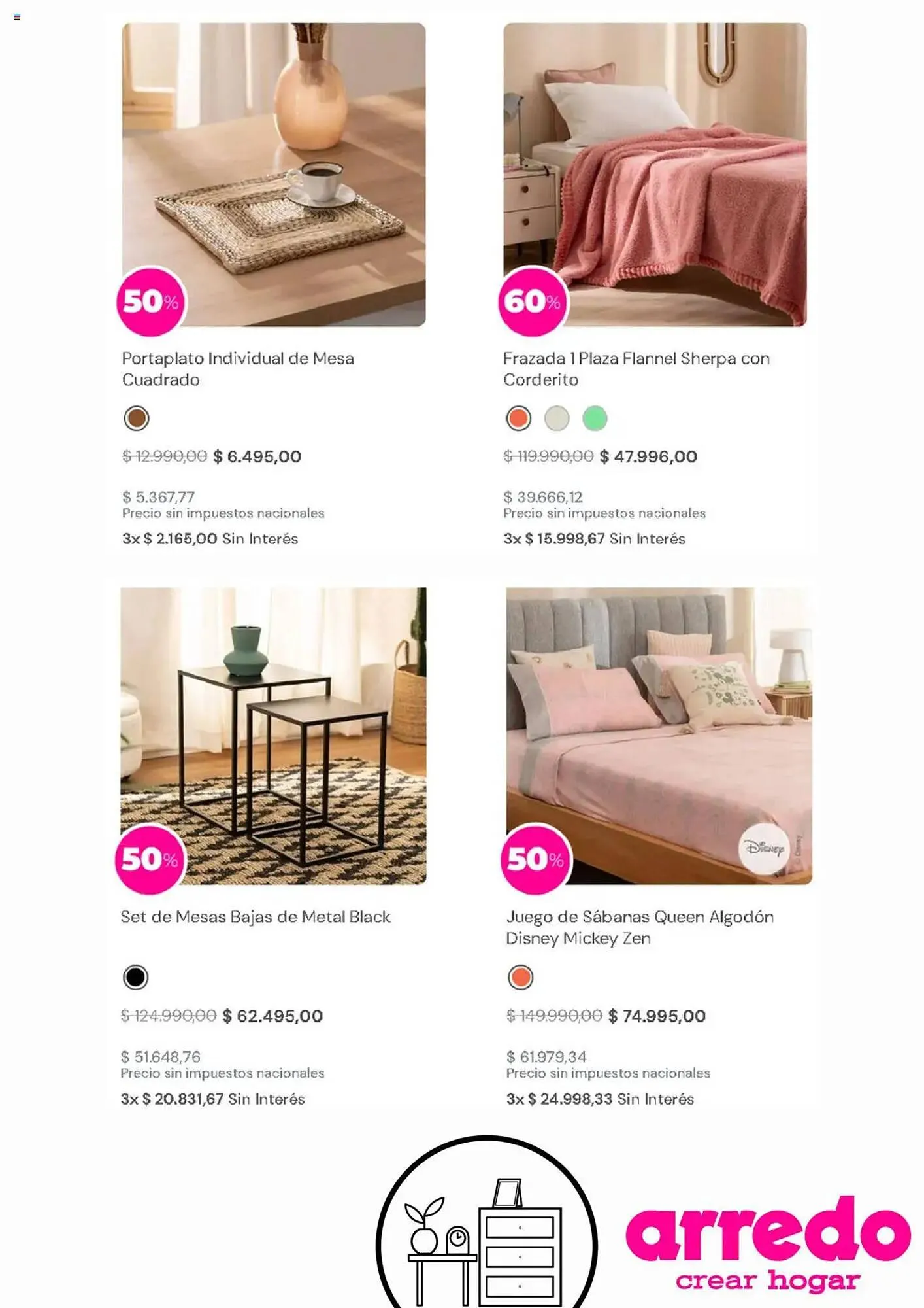 Ofertas de Catálogo Arredo 22 de septiembre al 21 de octubre 2025 - Página 4 del catálogo