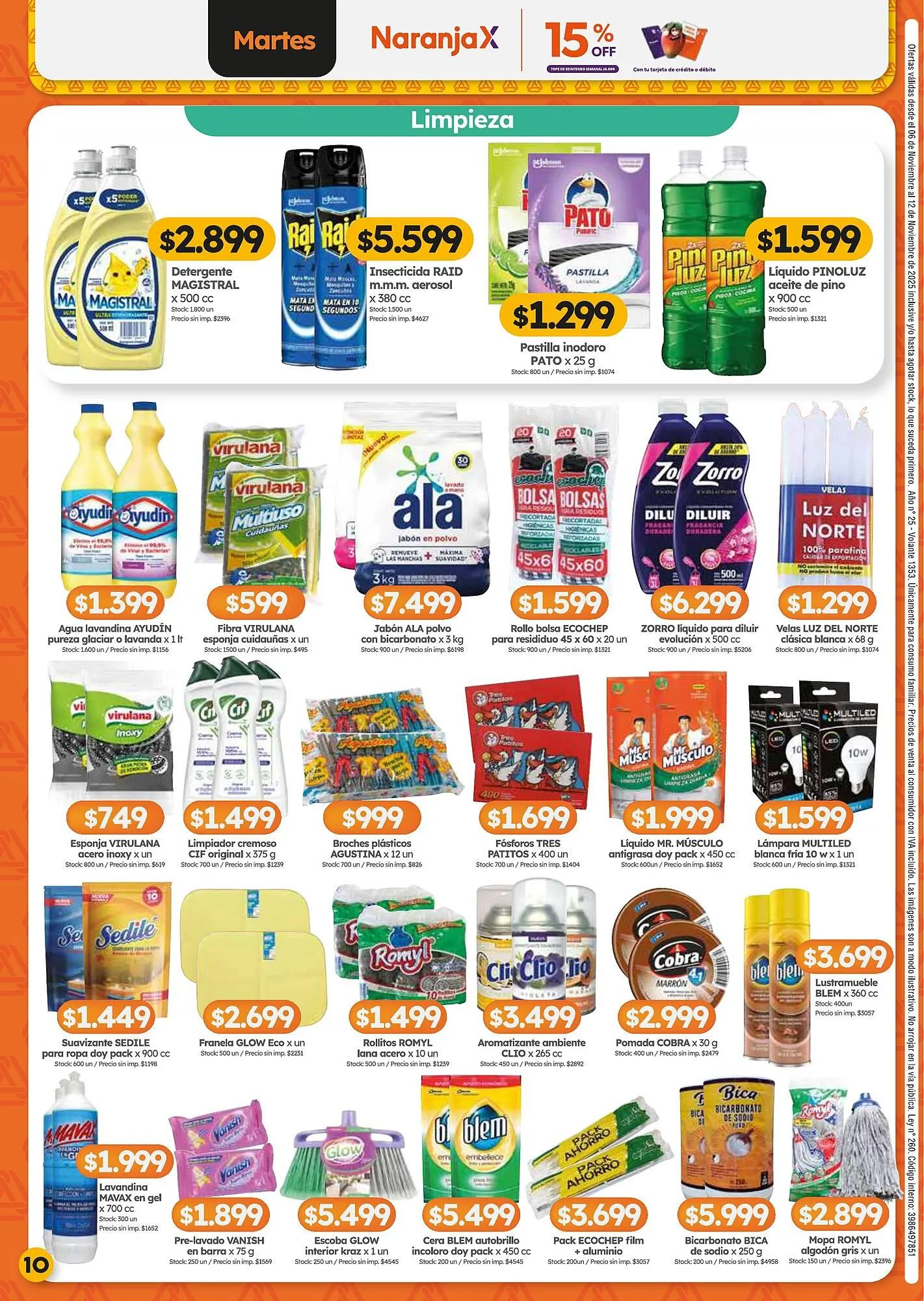 Ofertas de Folleto Cordiez 6 de noviembre al 12 de noviembre 2025 - Página 10 del catálogo