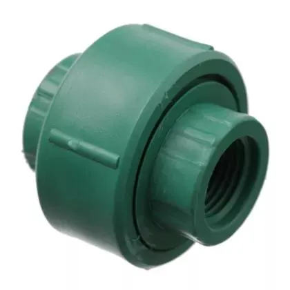 Unión doble con tuerca plástica 25 mm