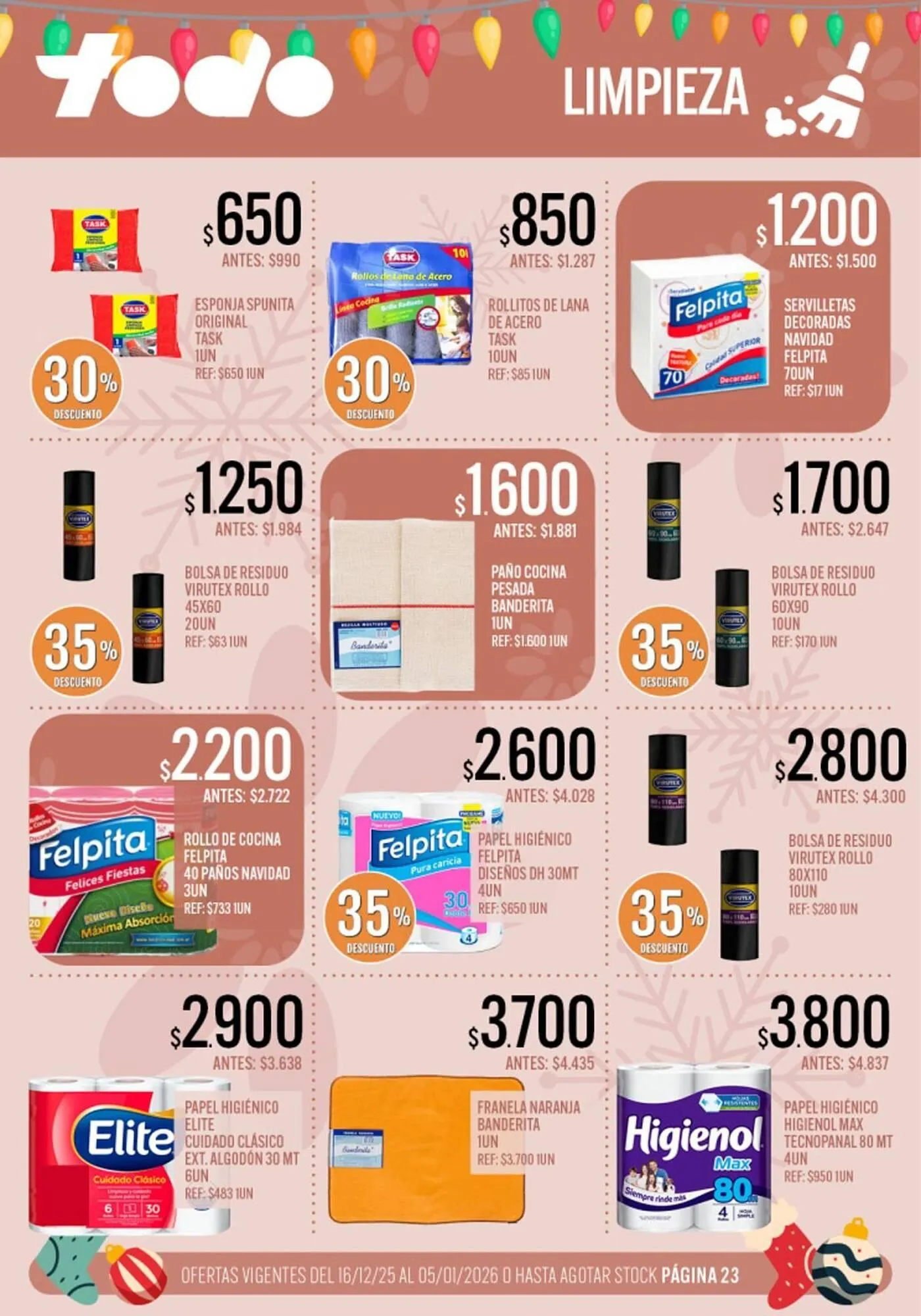 Ofertas de Catálogo Supermercados Todo 16 de diciembre al 5 de enero 2026 - Página 23 del catálogo
