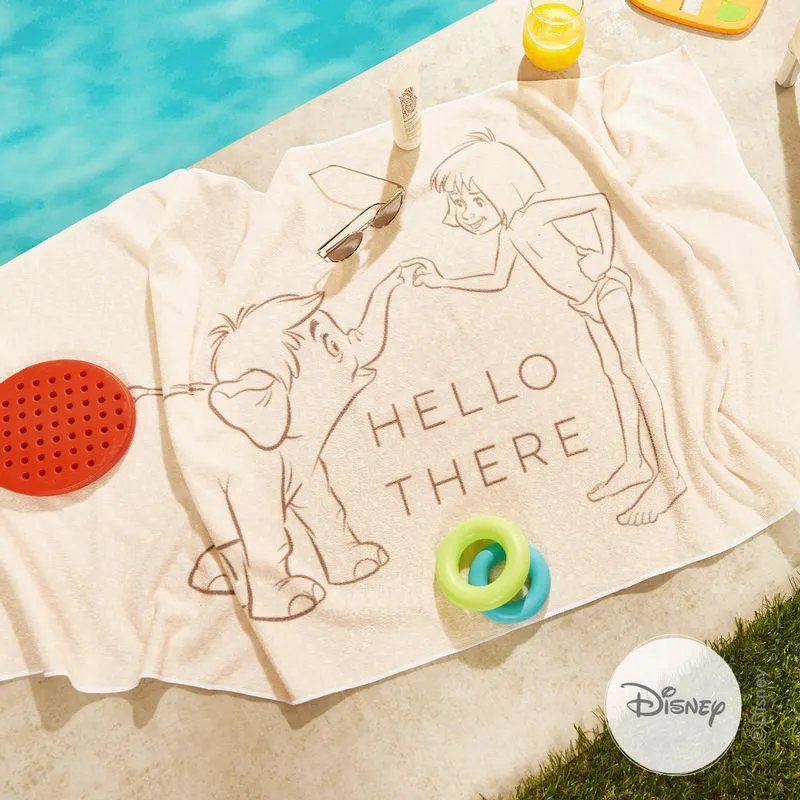 Toallón Playero Hello There El Libro de la Selva