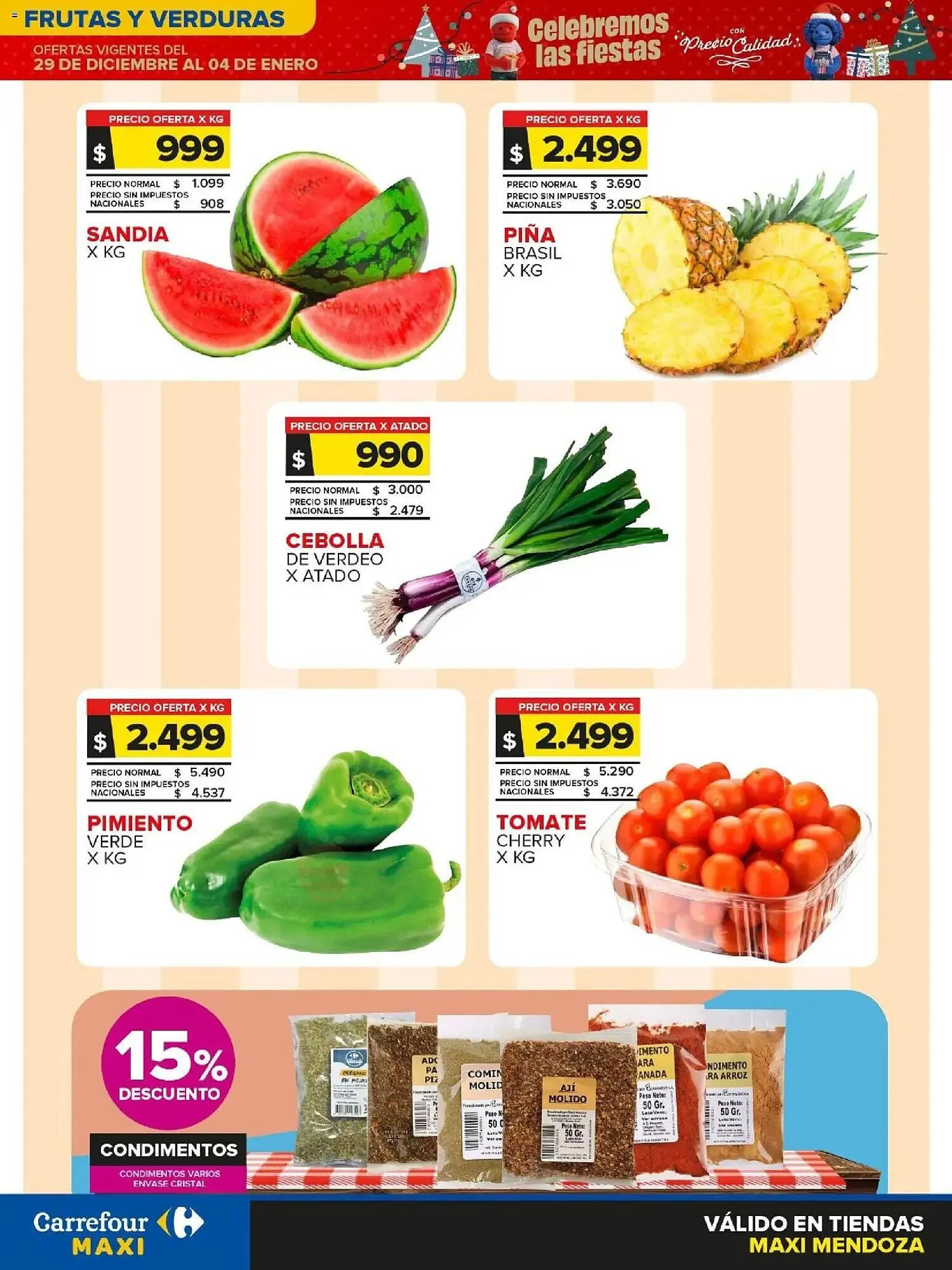 Ofertas de Folleto Carrefour Maxi 29 de diciembre al 4 de enero 2026 - Página 1 del catálogo