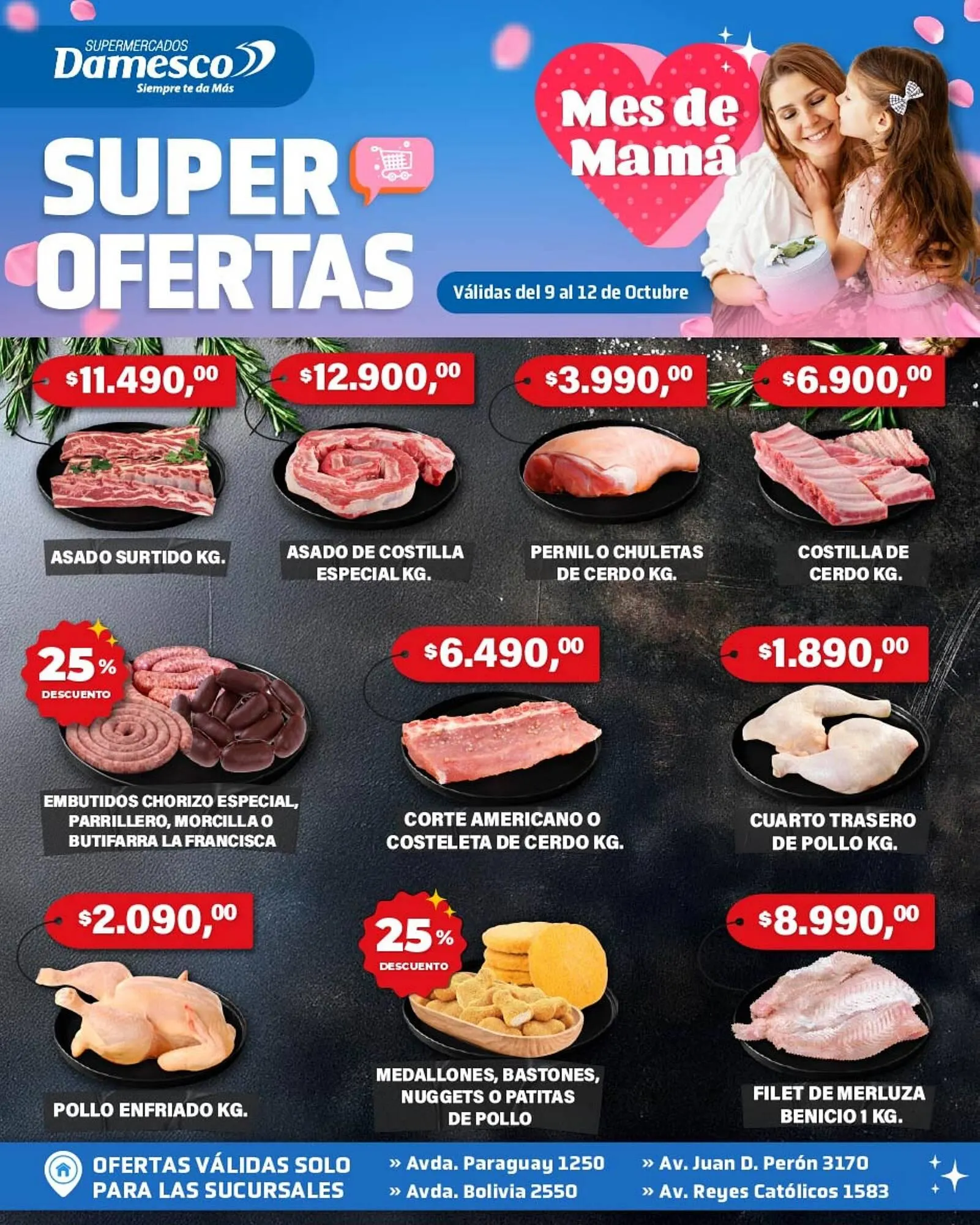 Ofertas de Catálogo Supermercados Damesco 9 de octubre al 12 de octubre 2026 - Página 1 del catálogo