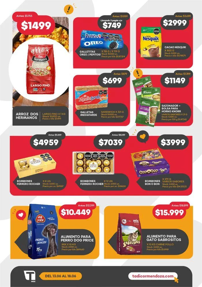 Ofertas de Catálogo de Ofertas Supermercados Tadicor 13 de junio al 18 de junio 2024 - Página 2 del catálogo