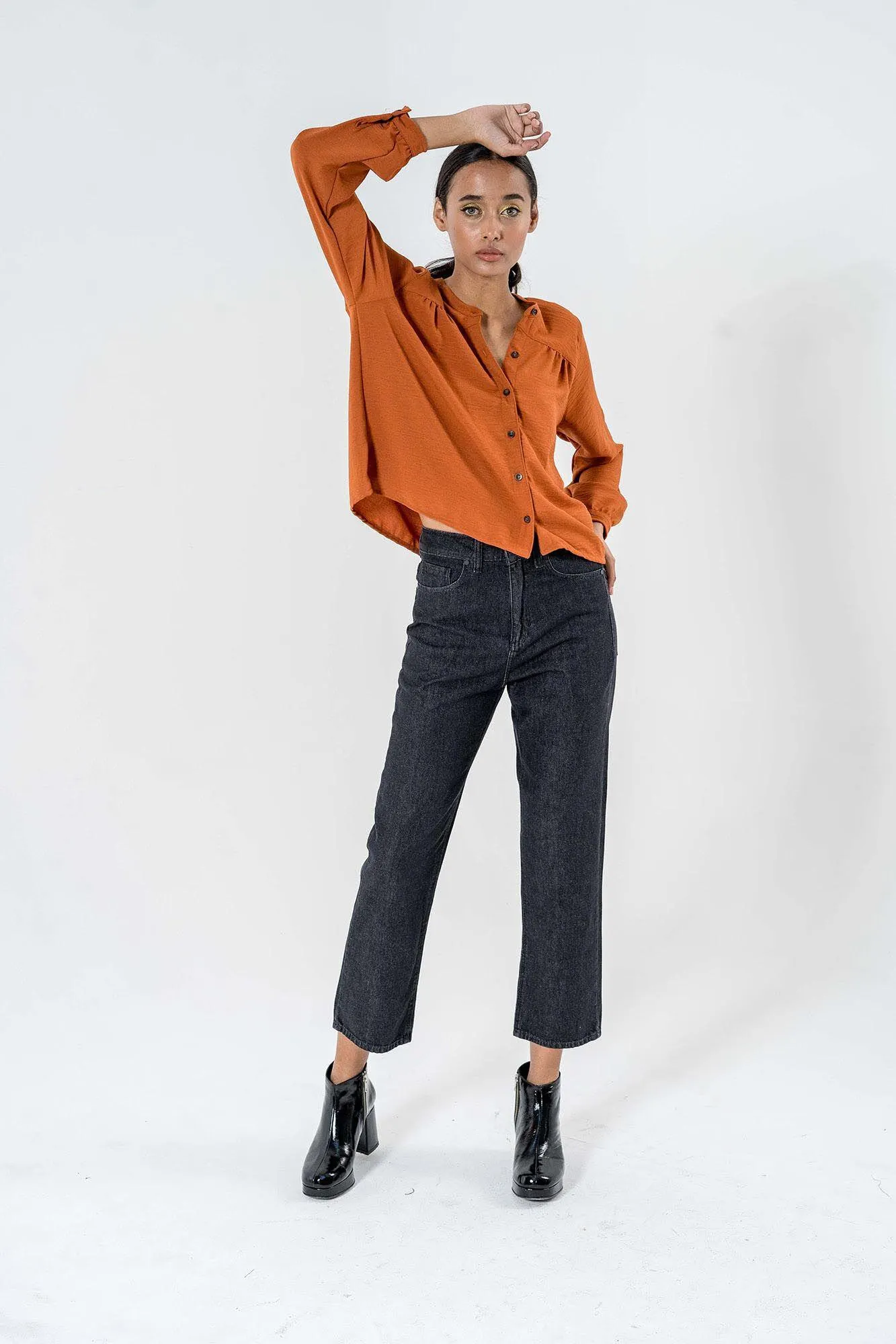 camisa aretha avellana