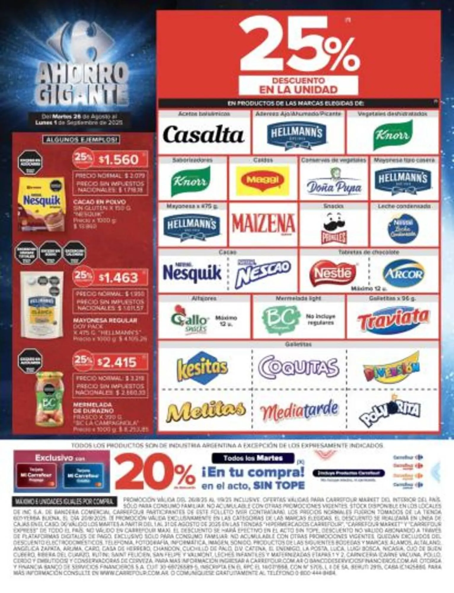 Ofertas de Catálogo Carrefour 26 de agosto al 1 de septiembre 2025 - Página 38 del catálogo