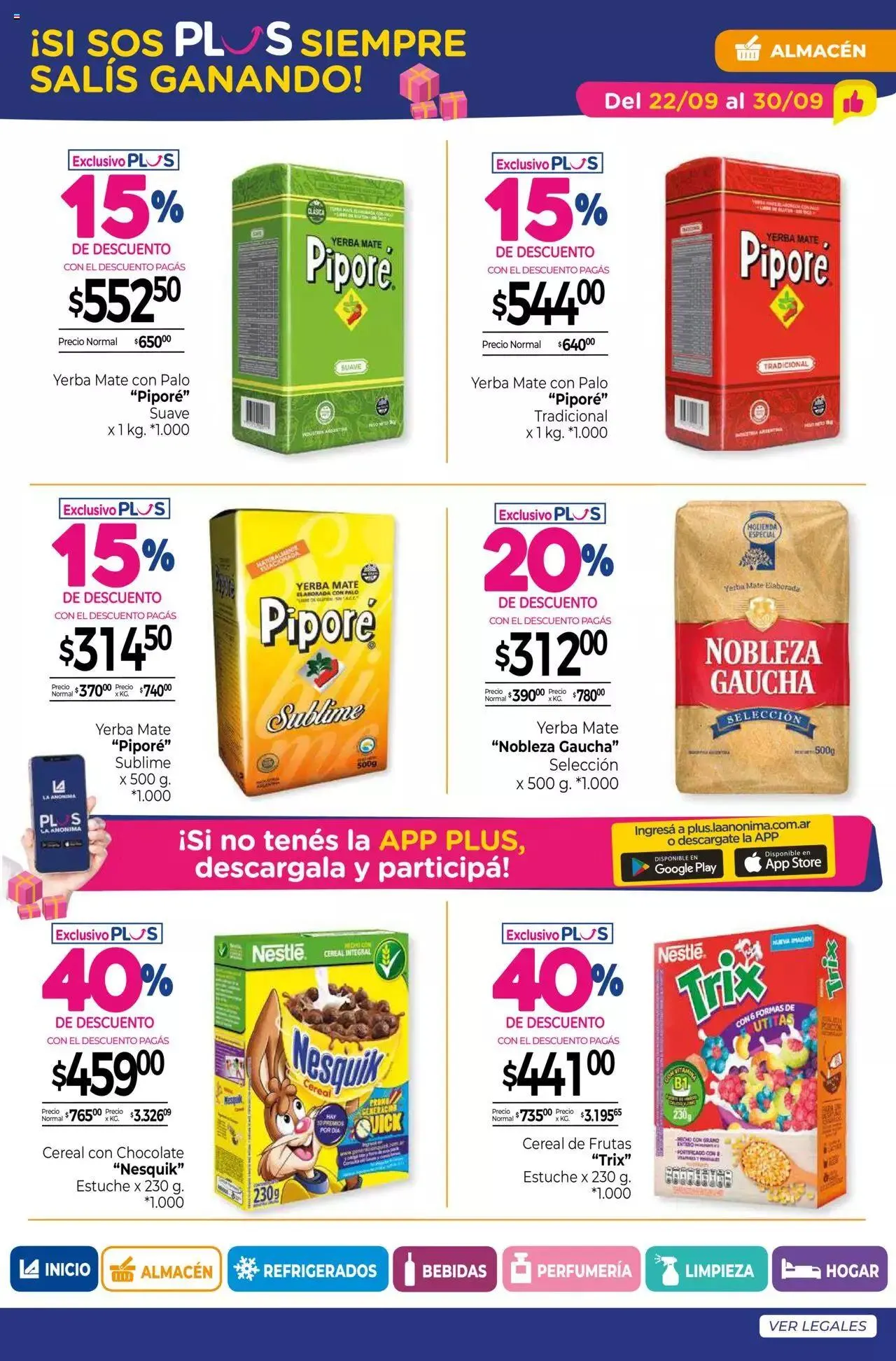 Ofertas de La Anonima - Super Ventajas - Septiembre 2022 22 de septiembre al 30 de septiembre 2023 - Página 11 del catálogo