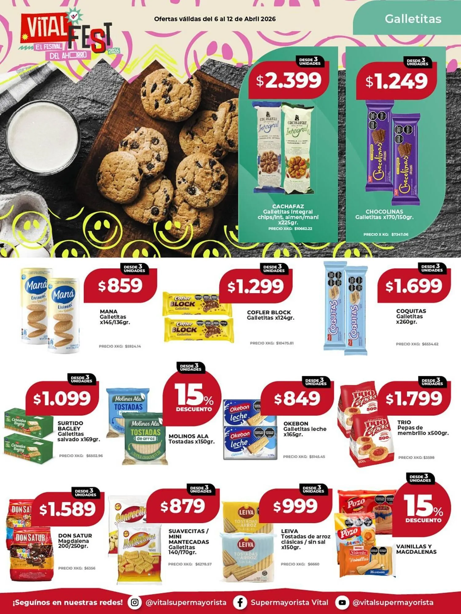 Ofertas de Catálogo Supermayorista Vital 6 de abril al 12 de abril 2026 - Página 17 del catálogo