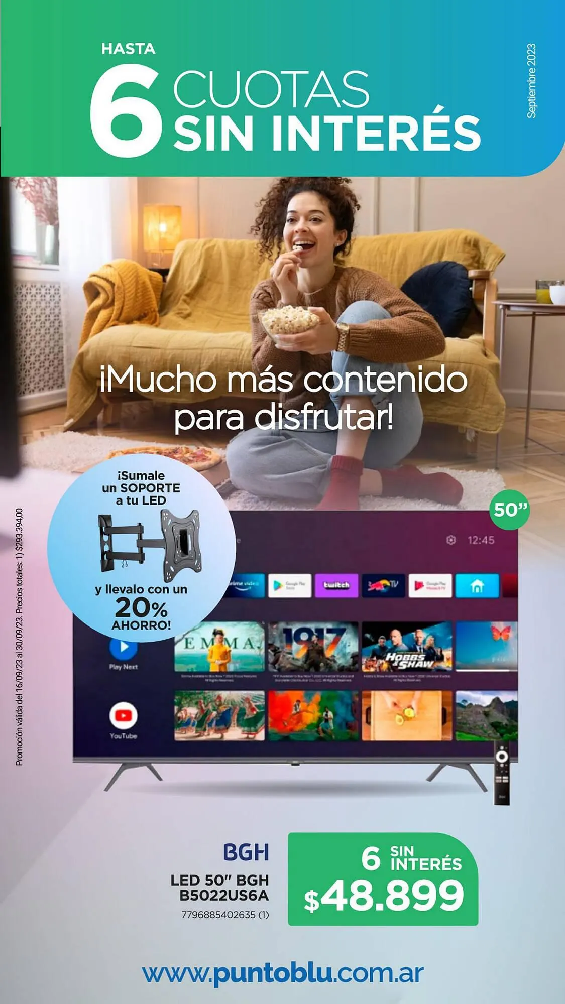 Ofertas de Catálogo Punto Blu 18 de septiembre al 30 de septiembre 2023 - Página 6 del catálogo
