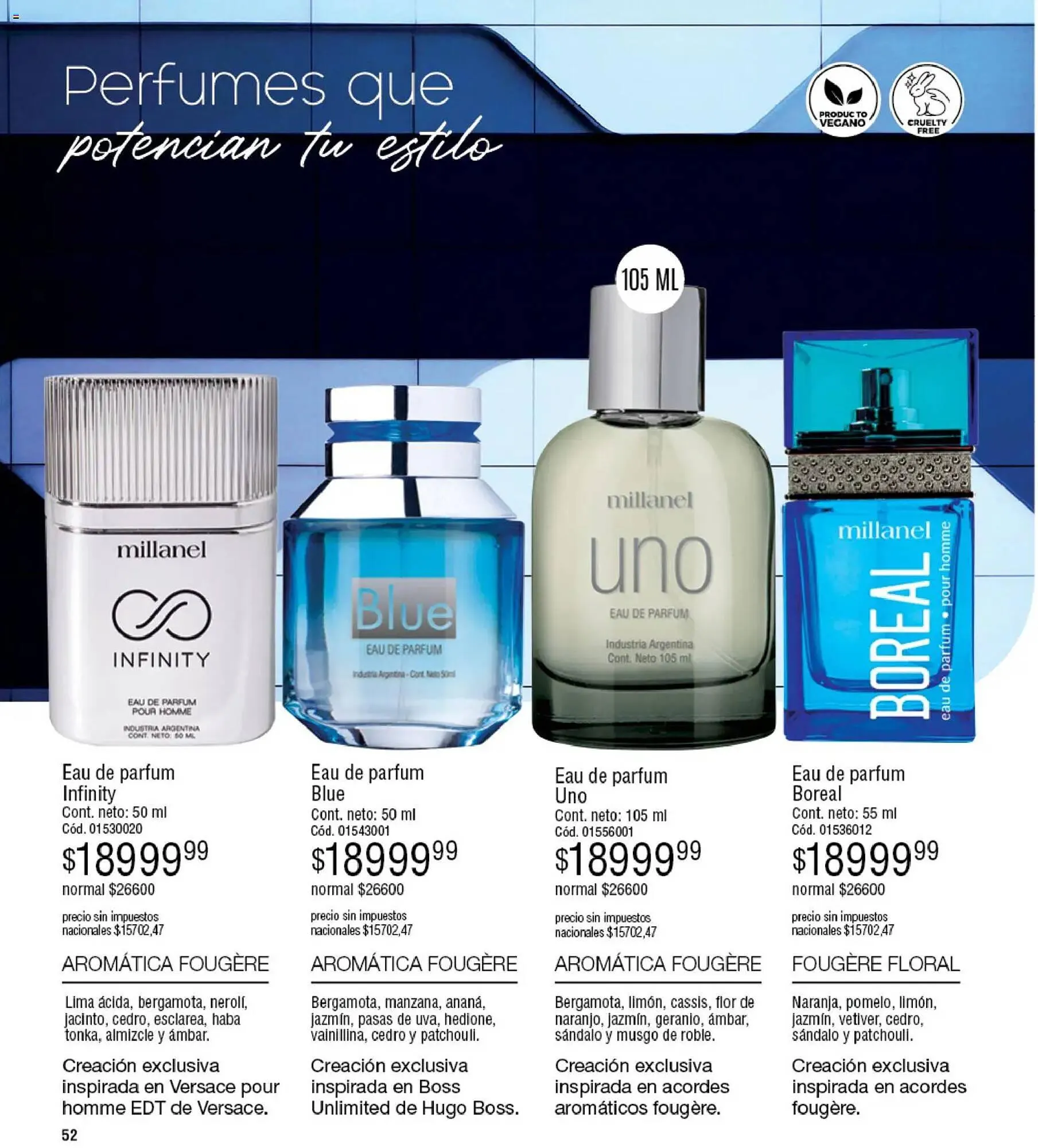 Ofertas de Catálogo Millanel Cosmética 2 de marzo al 29 de marzo 2026 - Página 52 del catálogo