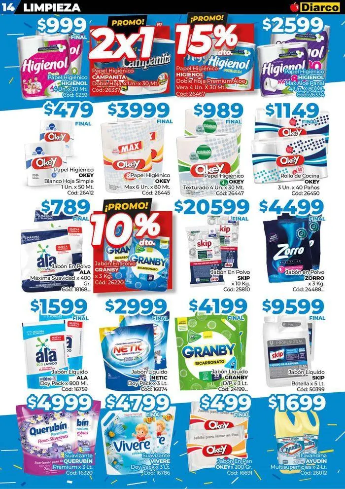 Ofertas de Diarco Ofertas Interior 4 de junio al 9 de junio 2024 - Página 14 del catálogo