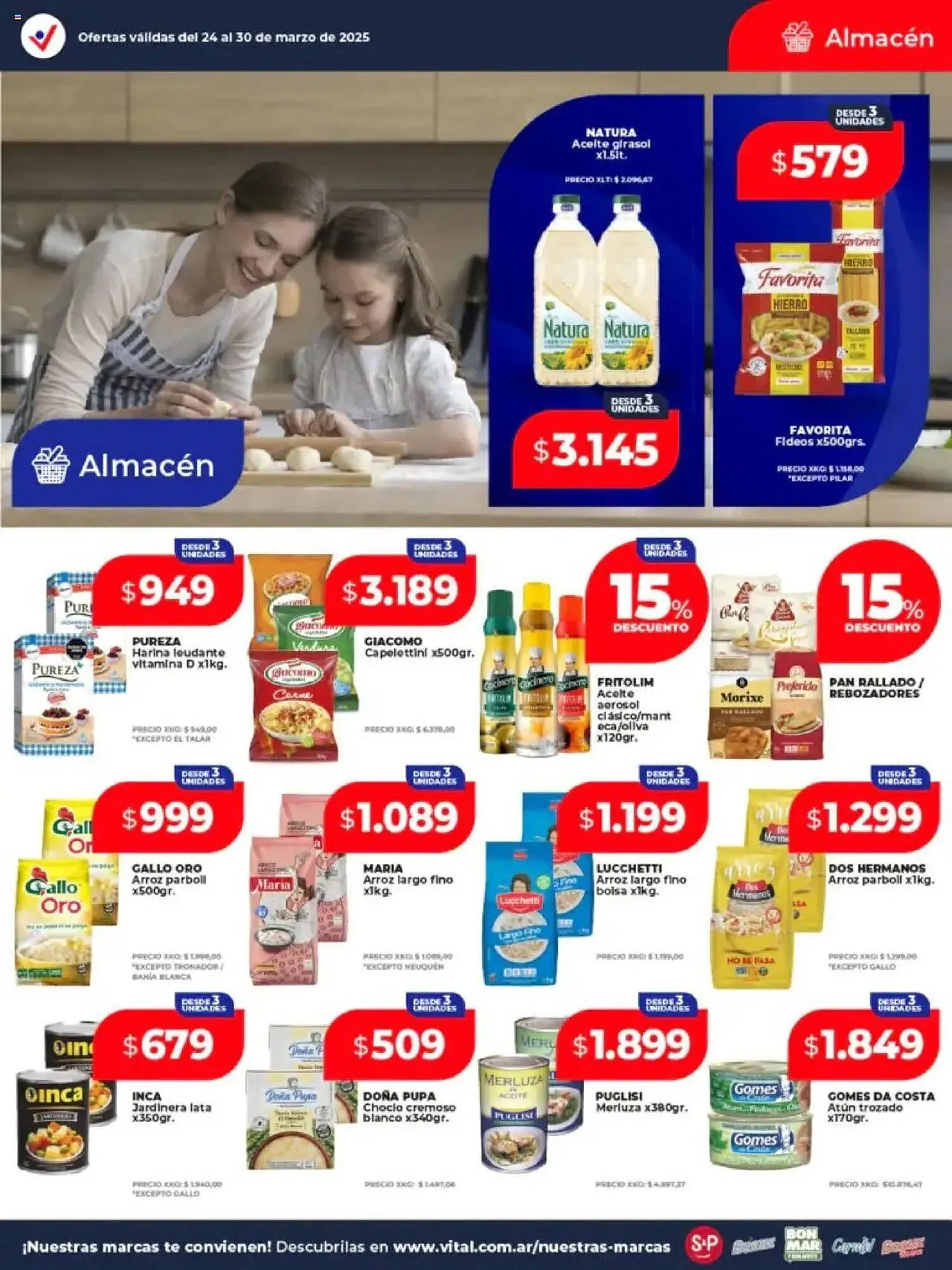 Ofertas de Catálogo Supermayorista Vital 24 de marzo al 30 de marzo 2025 - Página 15 del catálogo