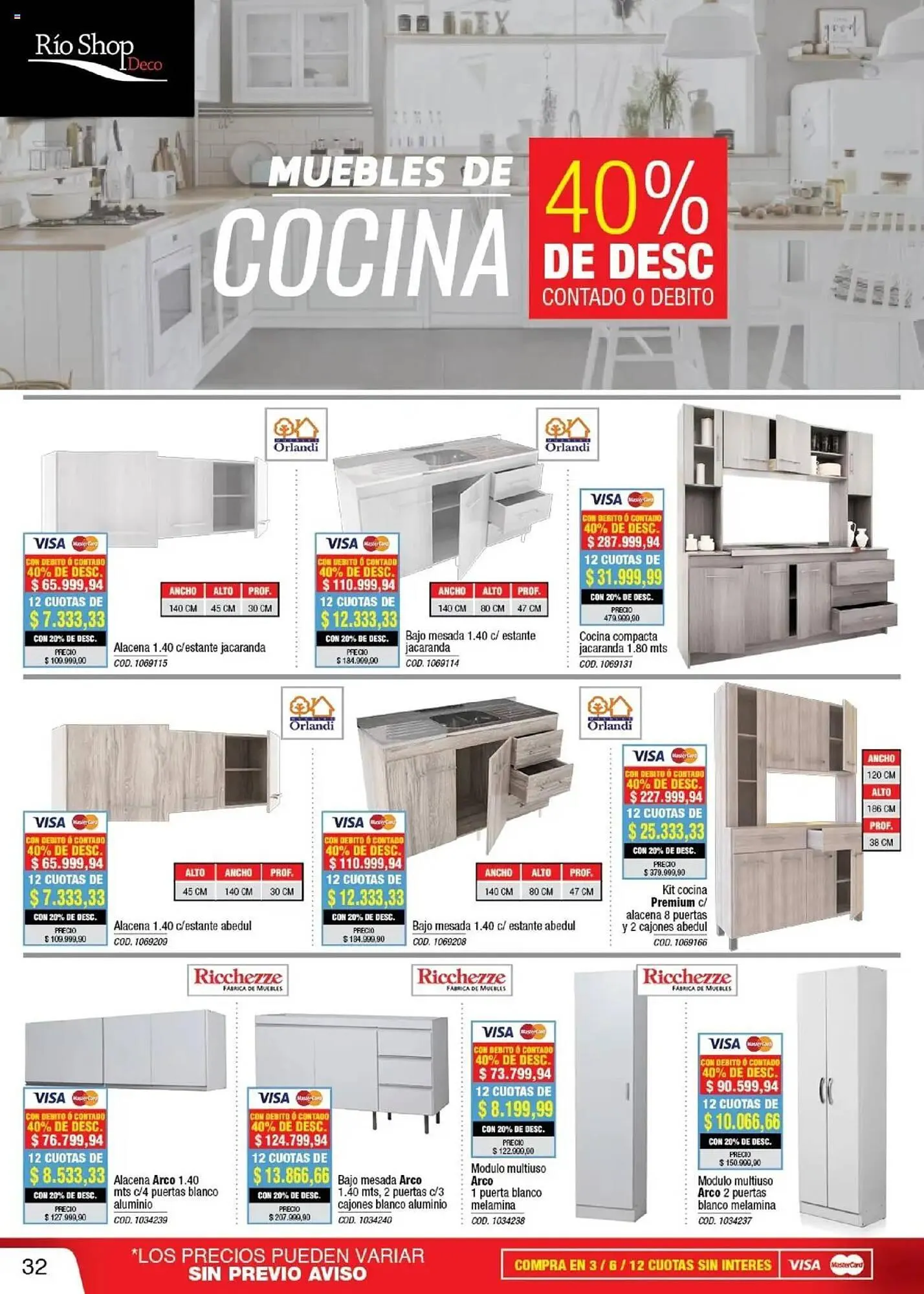 Ofertas de Catálogo Rio Shop Deco 20 de marzo al 30 de abril 2025 - Página 32 del catálogo
