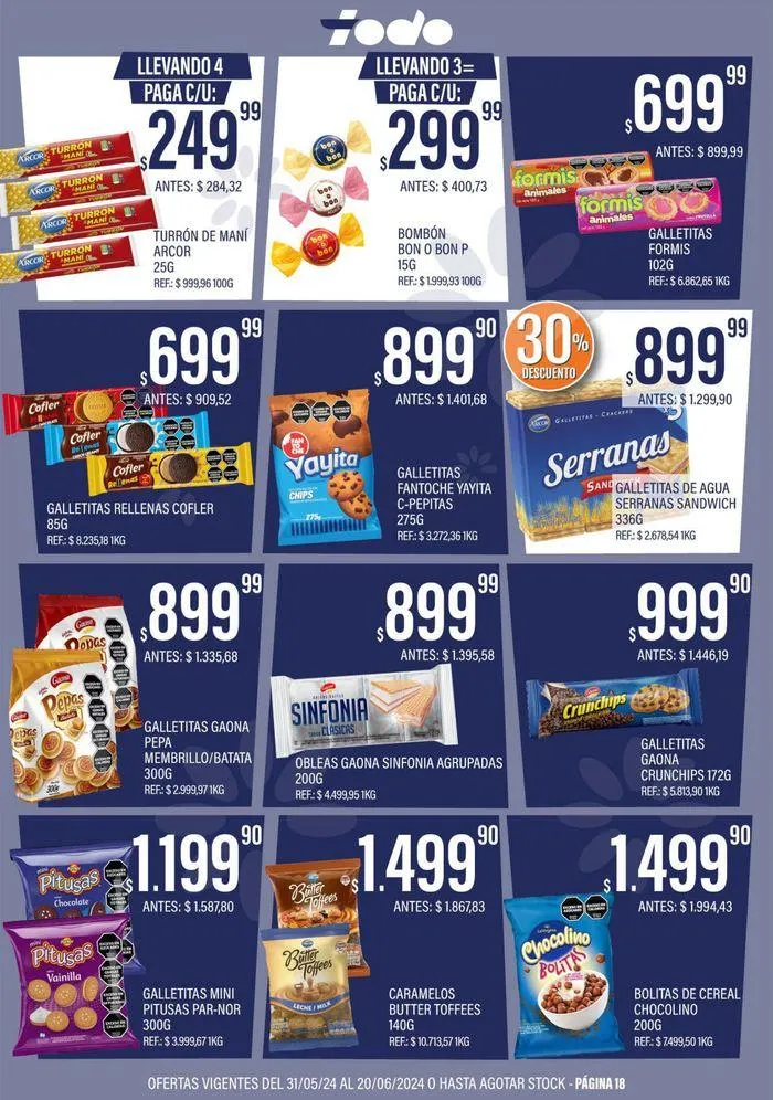 Ofertas de Catálogo Supermercados Todo 31 de mayo al 20 de junio 2024 - Página 18 del catálogo
