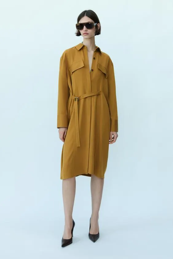 VESTIDO CAMISERO ZW COLLECTION