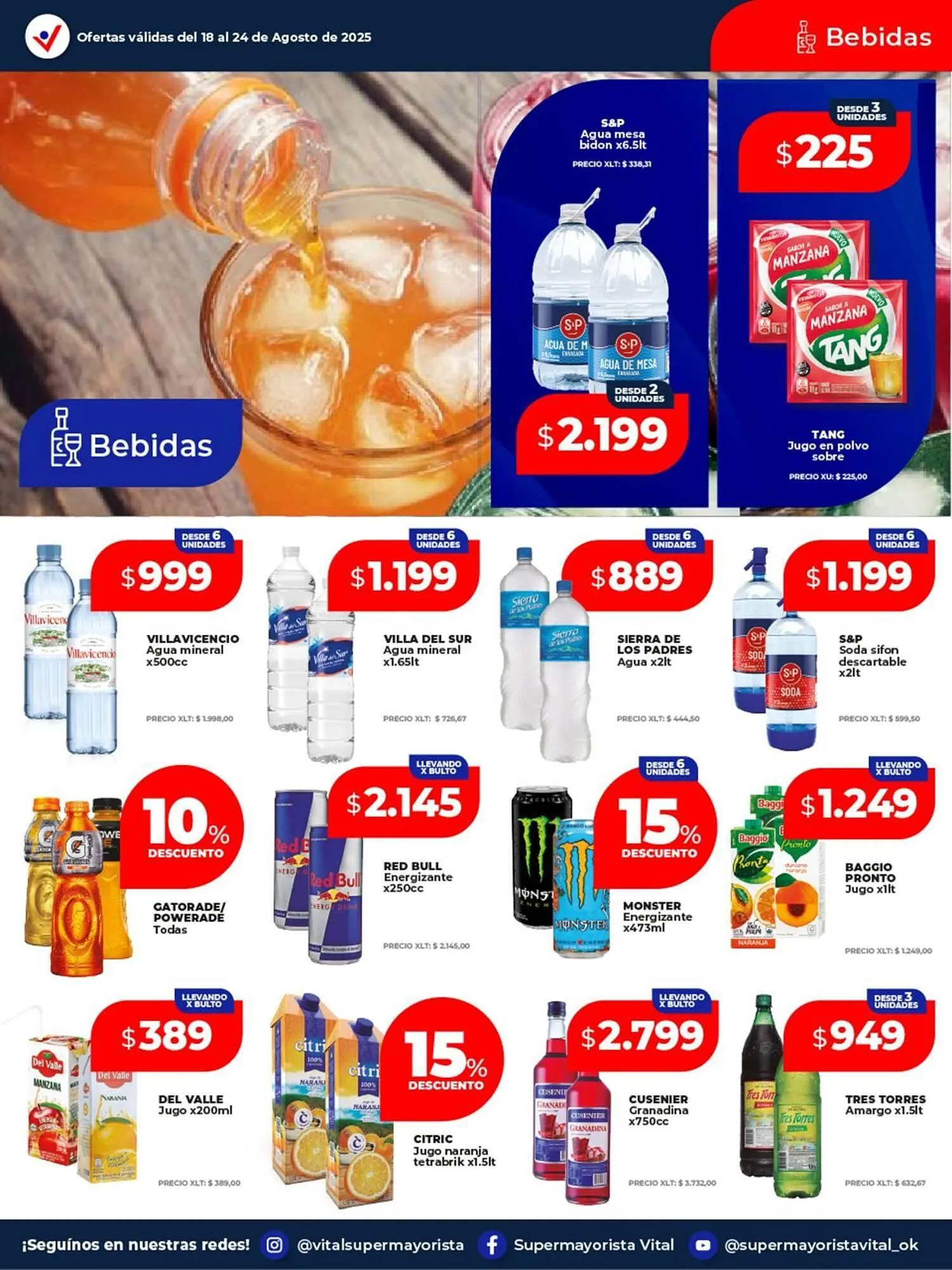 Ofertas de Catálogo Supermayorista Vital 18 de agosto al 24 de agosto 2025 - Página 12 del catálogo
