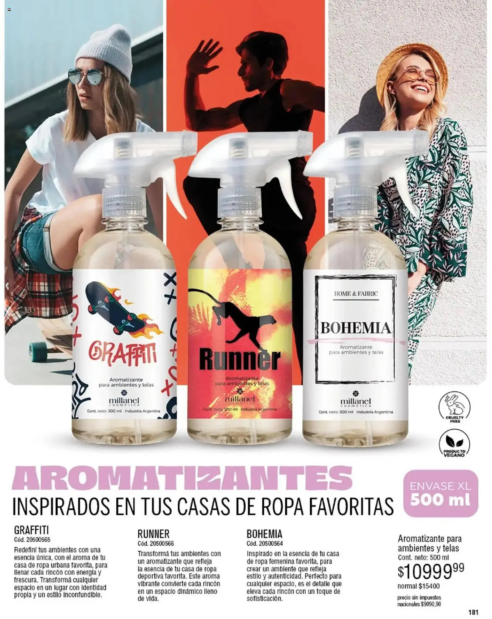 Ofertas de Catálogo Millanel Cosmética 15 de septiembre al 20 de octubre 2025 - Página 181 del catálogo