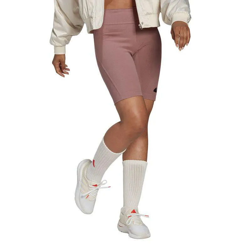 CALZAS ADIDAS CORTA ACANALADA DE MUJER