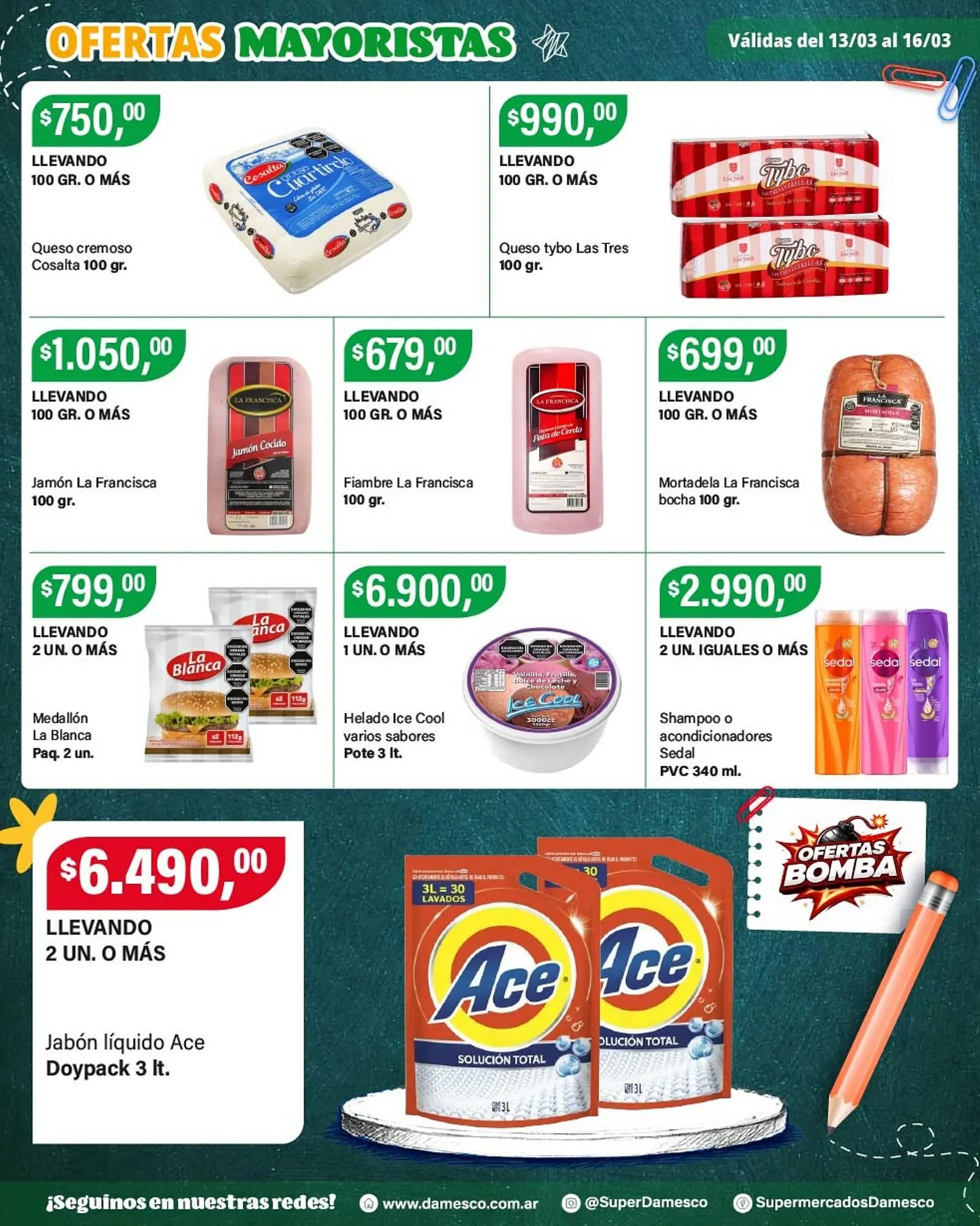Ofertas de Catálogo Supermercados Damesco 13 de marzo al 16 de marzo 2026 - Página 7 del catálogo