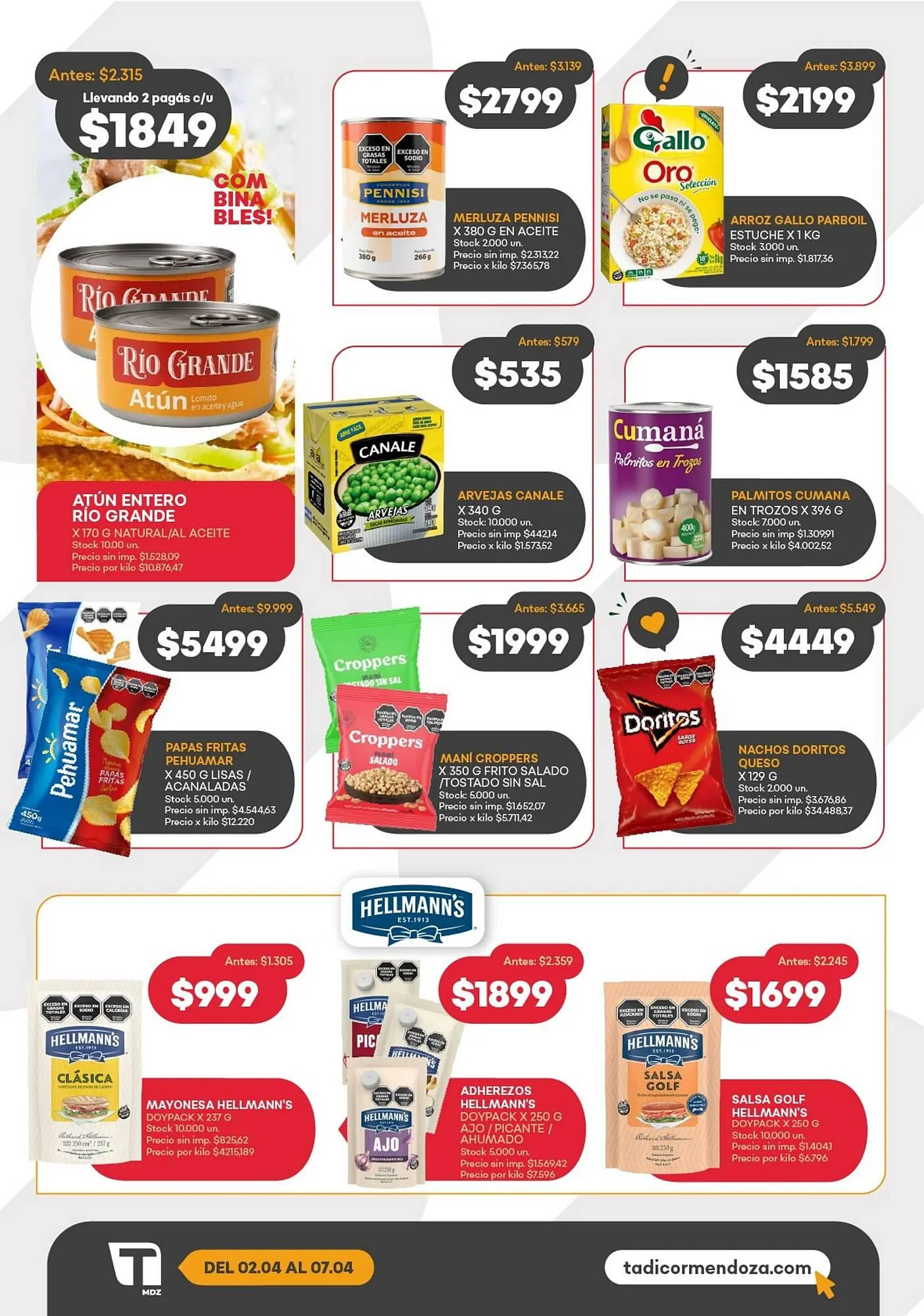 Ofertas de Catálogo Supermercados Tadicor 1 de abril al 7 de abril 2026 - Página 15 del catálogo
