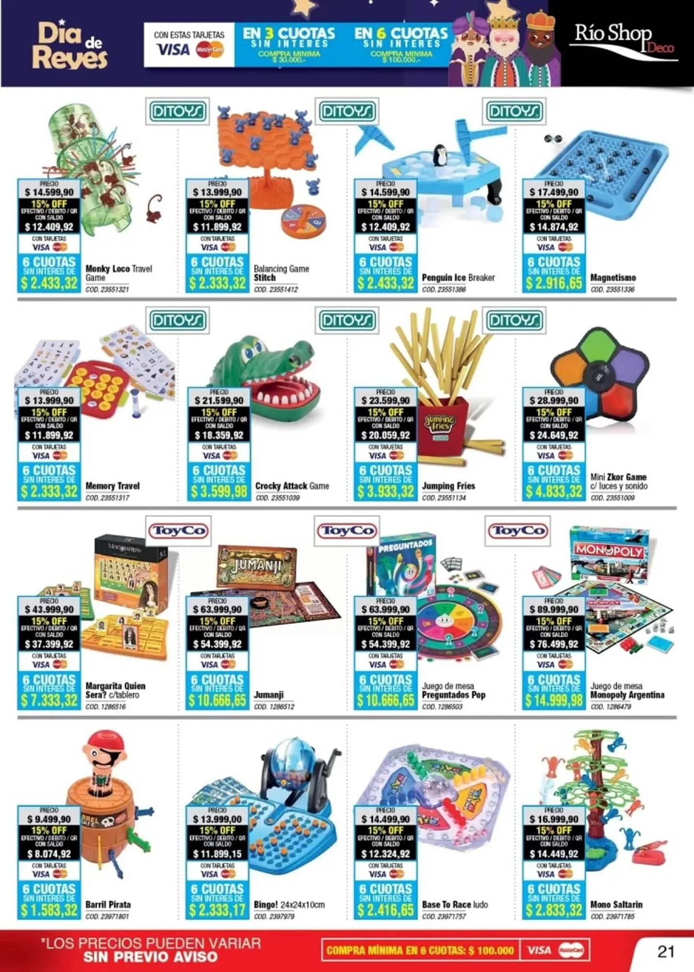 Ofertas de Catálogo Rio Shop Deco 6 de enero al 6 de enero 2026 - Página 21 del catálogo