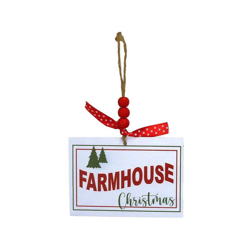 Colgante de árbol Beads Cotidiana blanco 10 cm