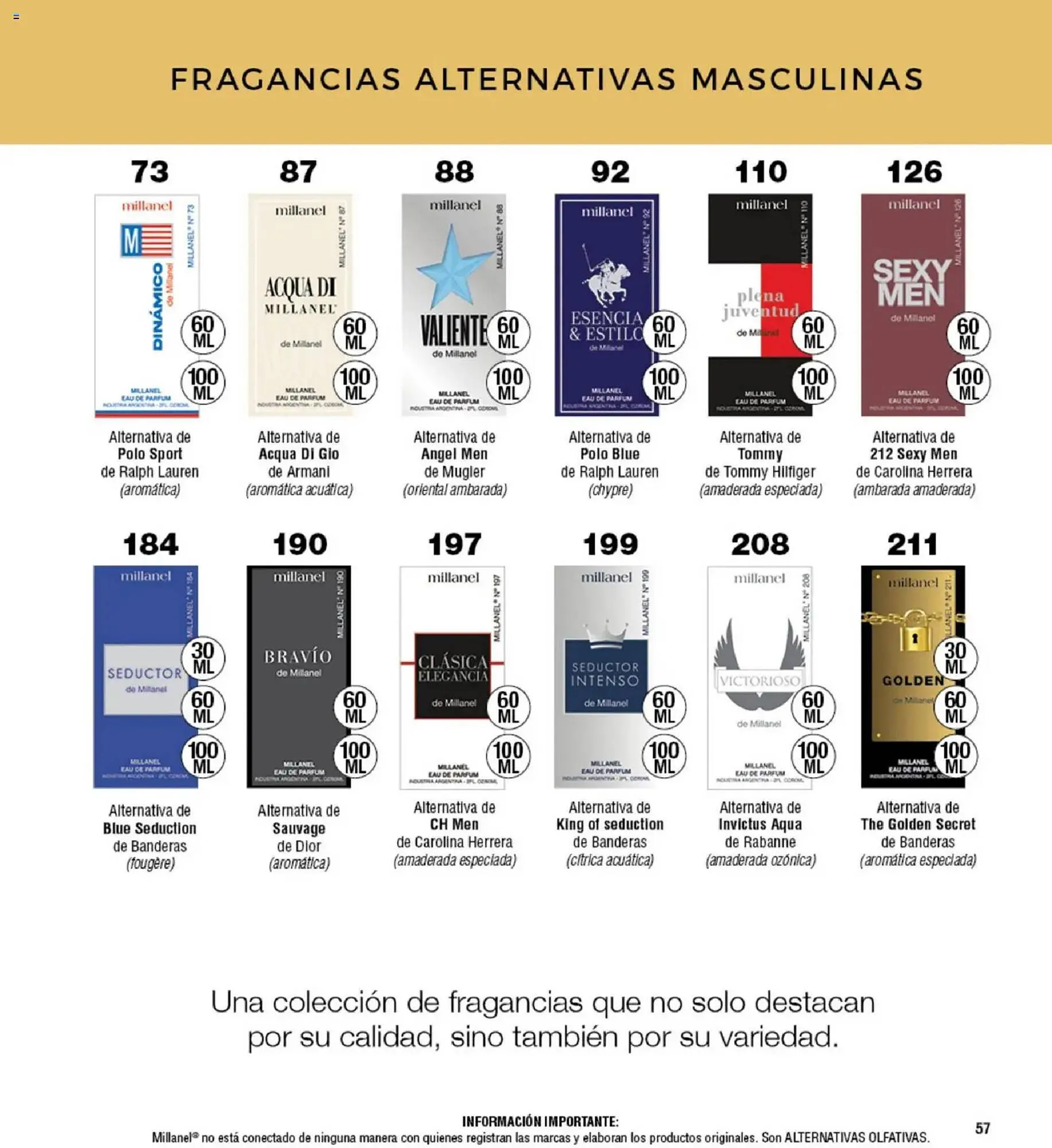 Ofertas de Catálogo Millanel Cosmética 5 de enero al 1 de febrero 2026 - Página 57 del catálogo
