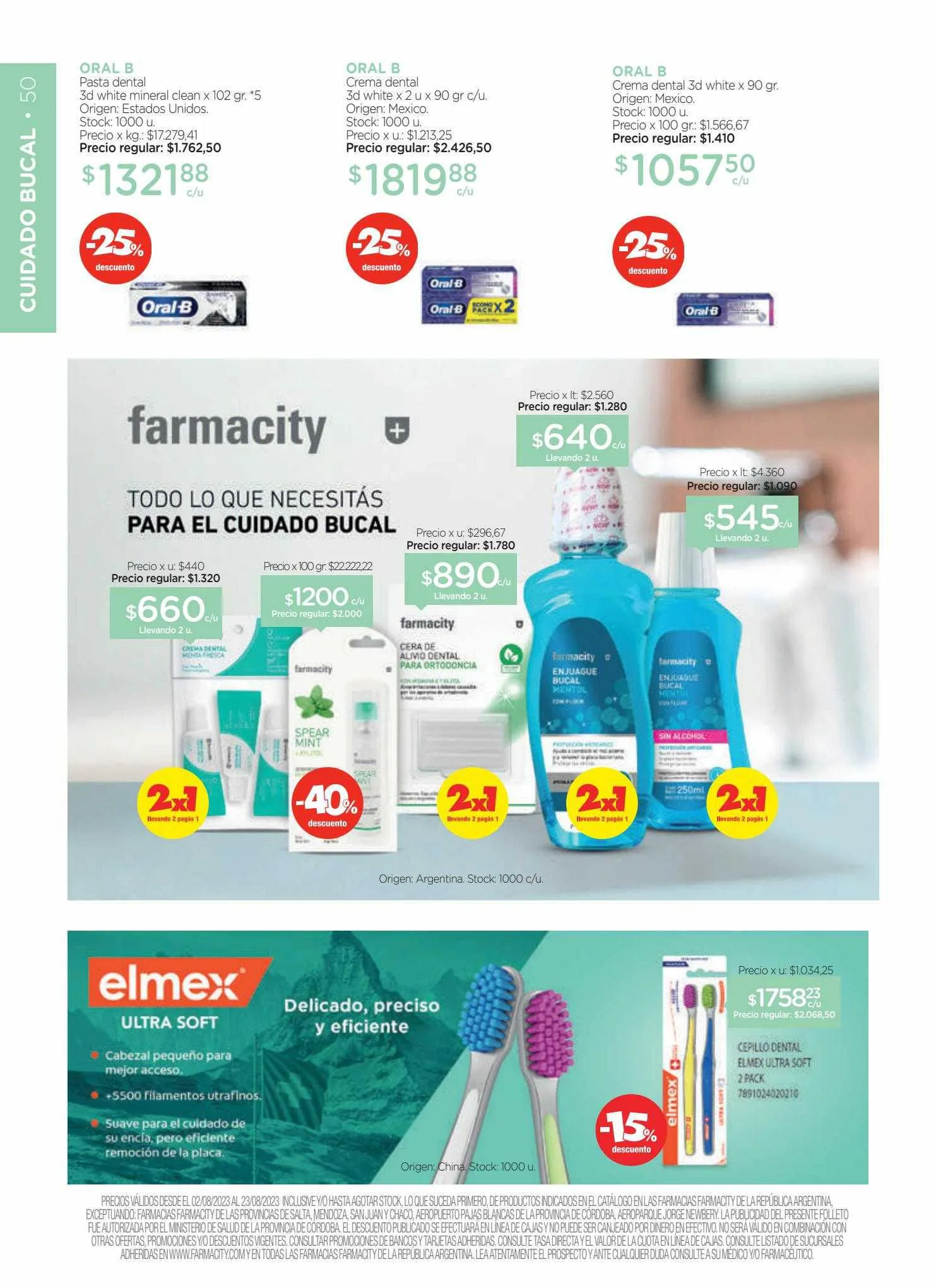 Ofertas de Catálogo Farmacity 1 de junio al 30 de septiembre 2023 - Página 50 del catálogo