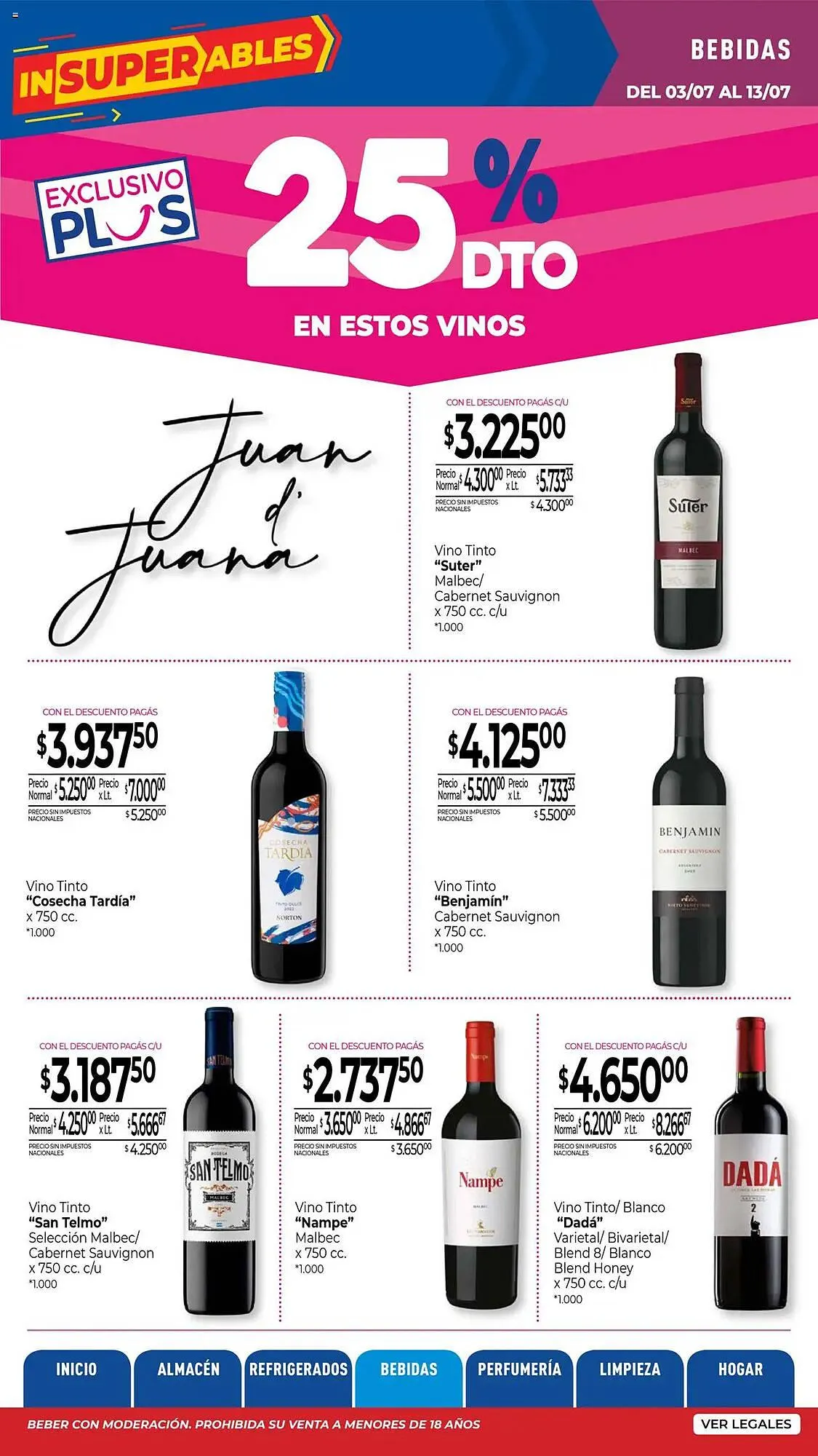 Ofertas de Catálogo La Anonima 3 de julio al 13 de julio 2025 - Página 23 del catálogo