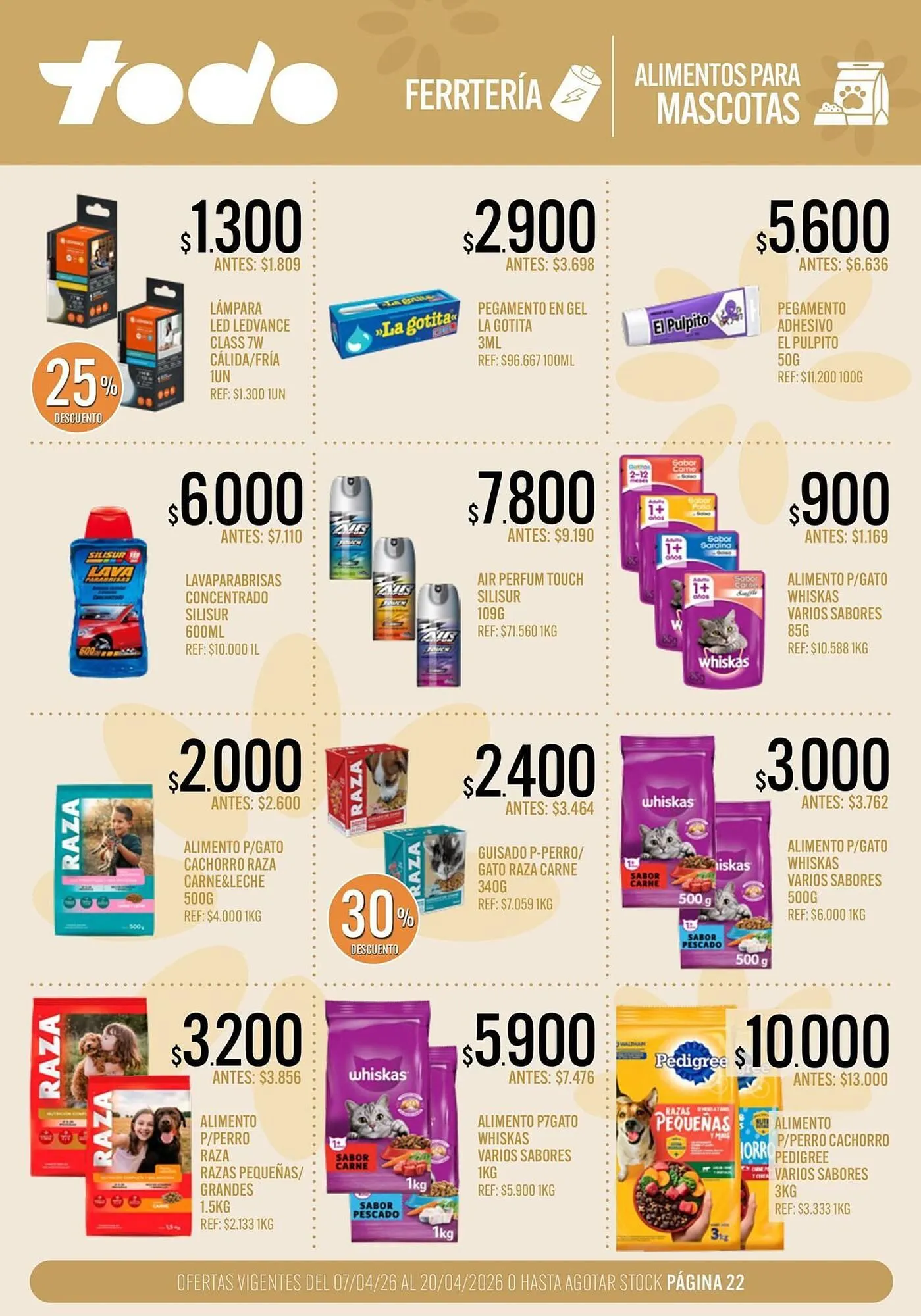Ofertas de Catálogo Supermercados Todo 7 de abril al 20 de abril 2026 - Página 22 del catálogo