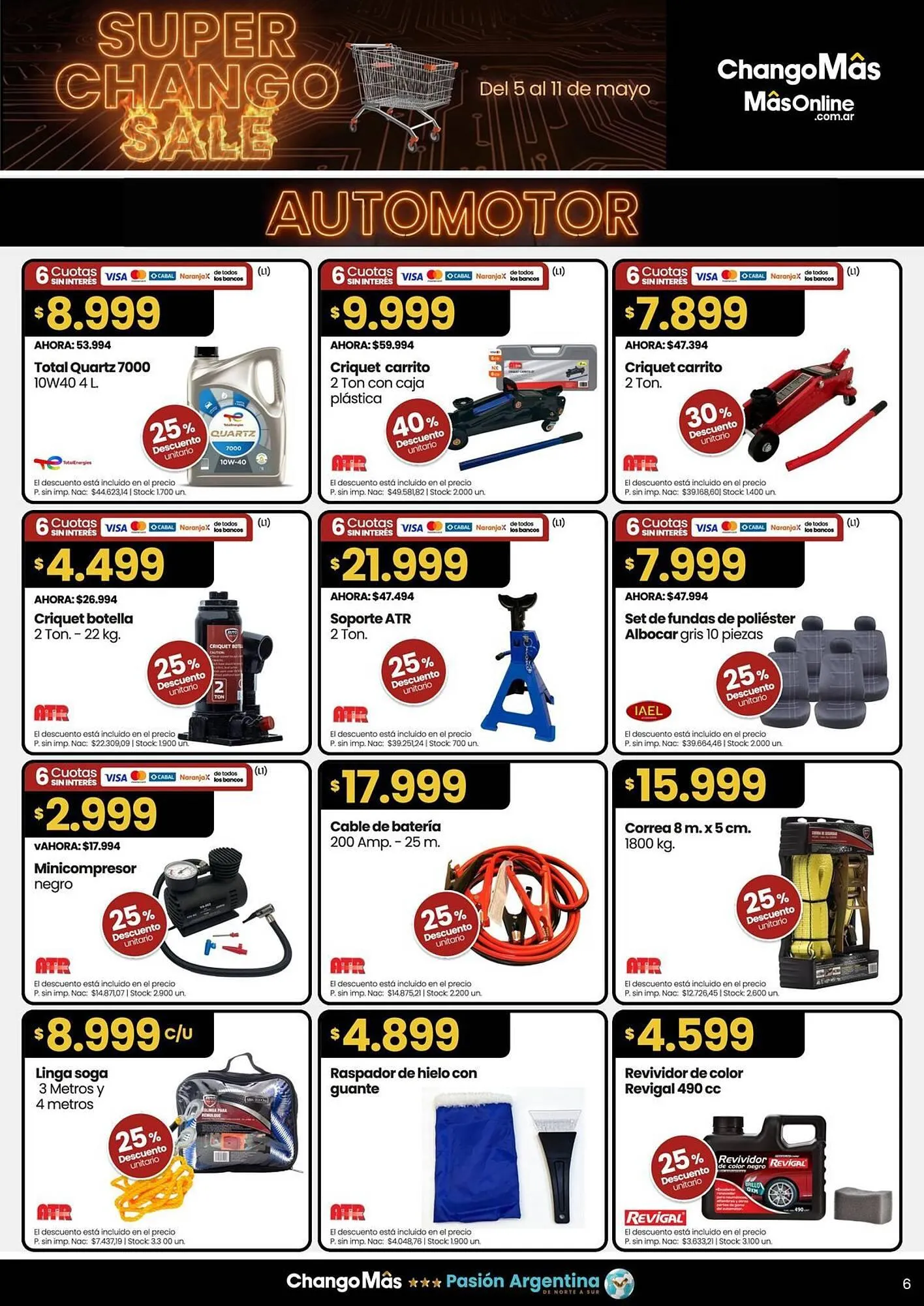 Ofertas de Catálogo Changomas 5 de mayo al 11 de mayo 2026 - Página 6 del catálogo