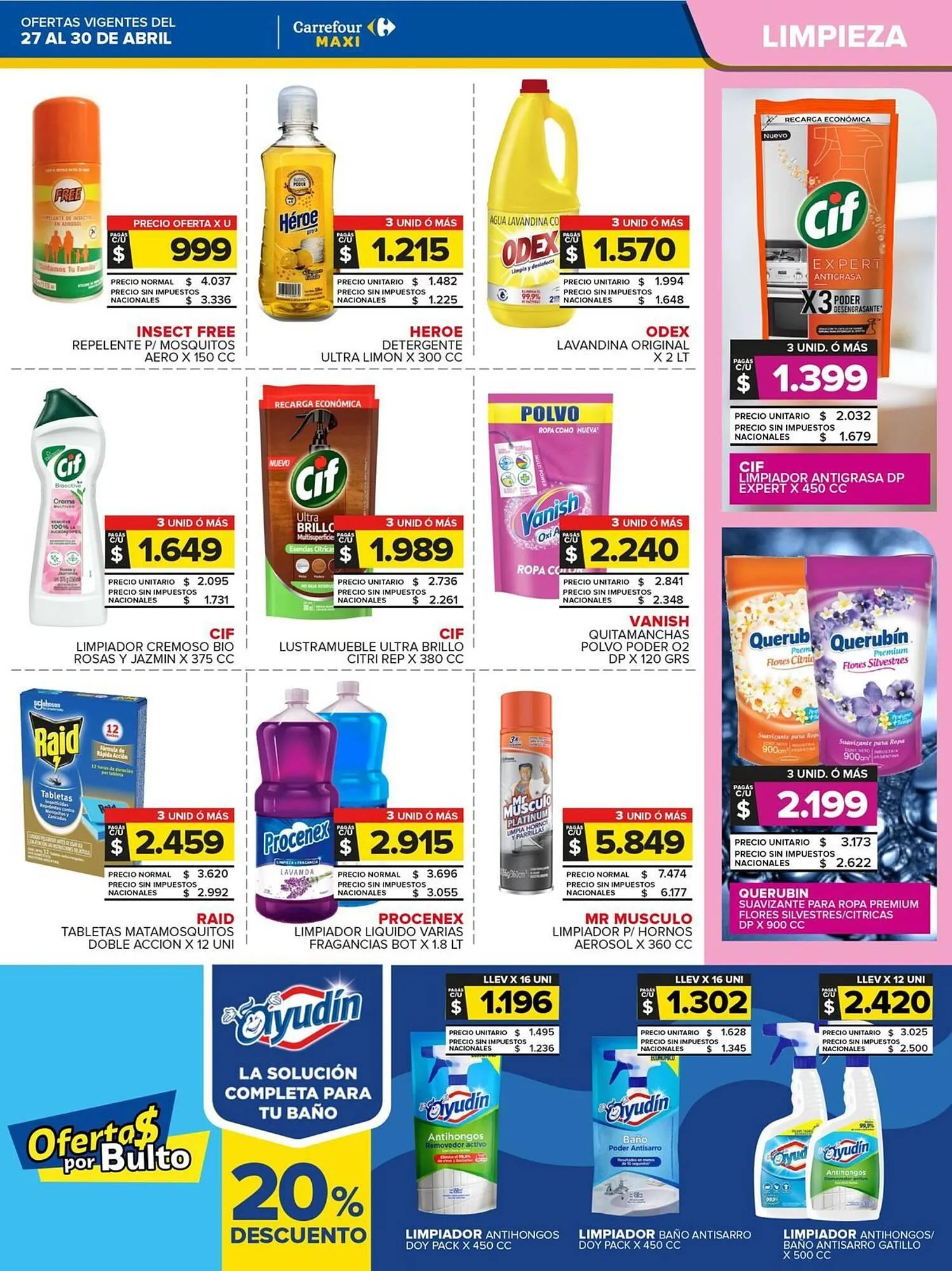 Ofertas de Folleto Carrefour Maxi 27 de abril al 1 de mayo 2026 - Página 7 del catálogo