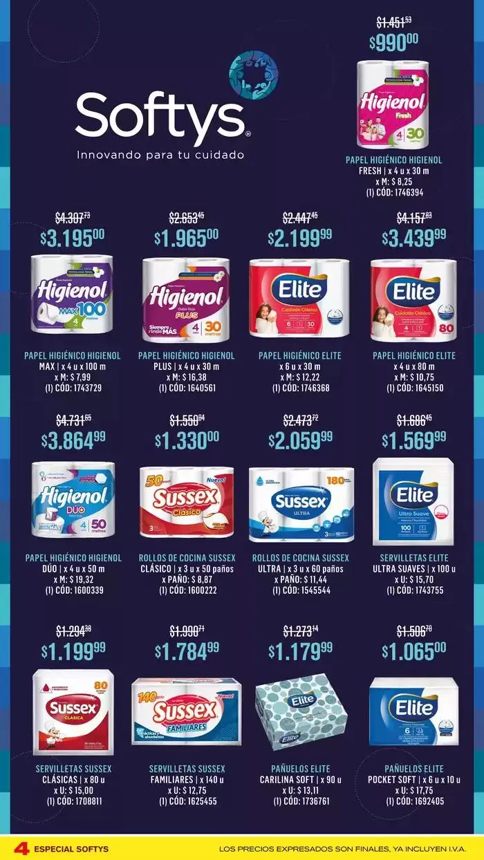 Ofertas de Ofertas Especiales del 26/09 al 02/10 27 de septiembre al 2 de octubre 2024 - Página 4 del catálogo