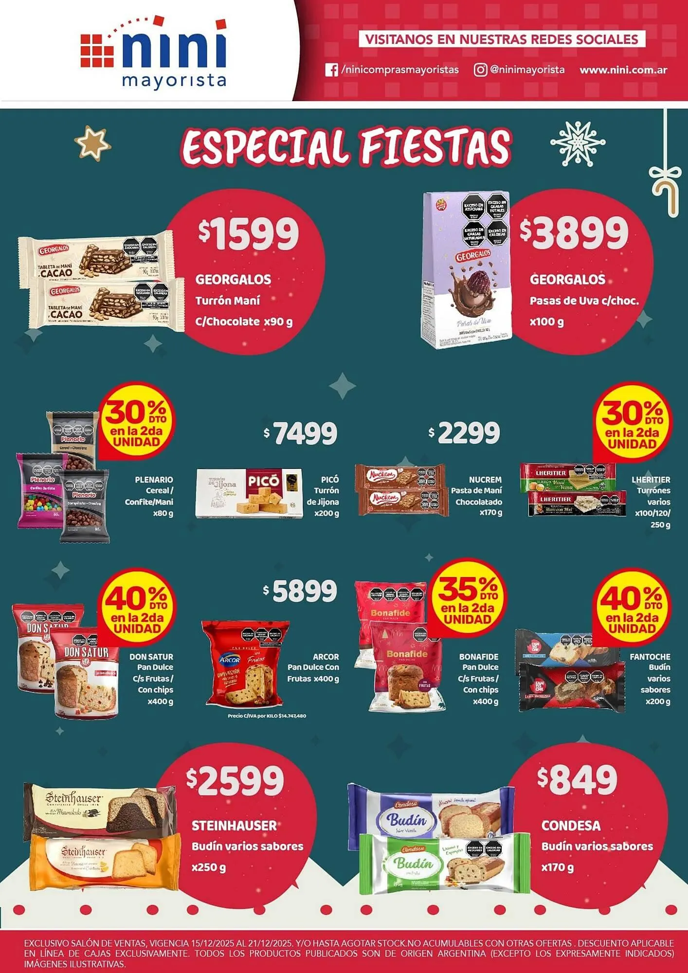 Ofertas de Catálogo Nini Mayorista 15 de diciembre al 21 de diciembre 2025 - Página 1 del catálogo