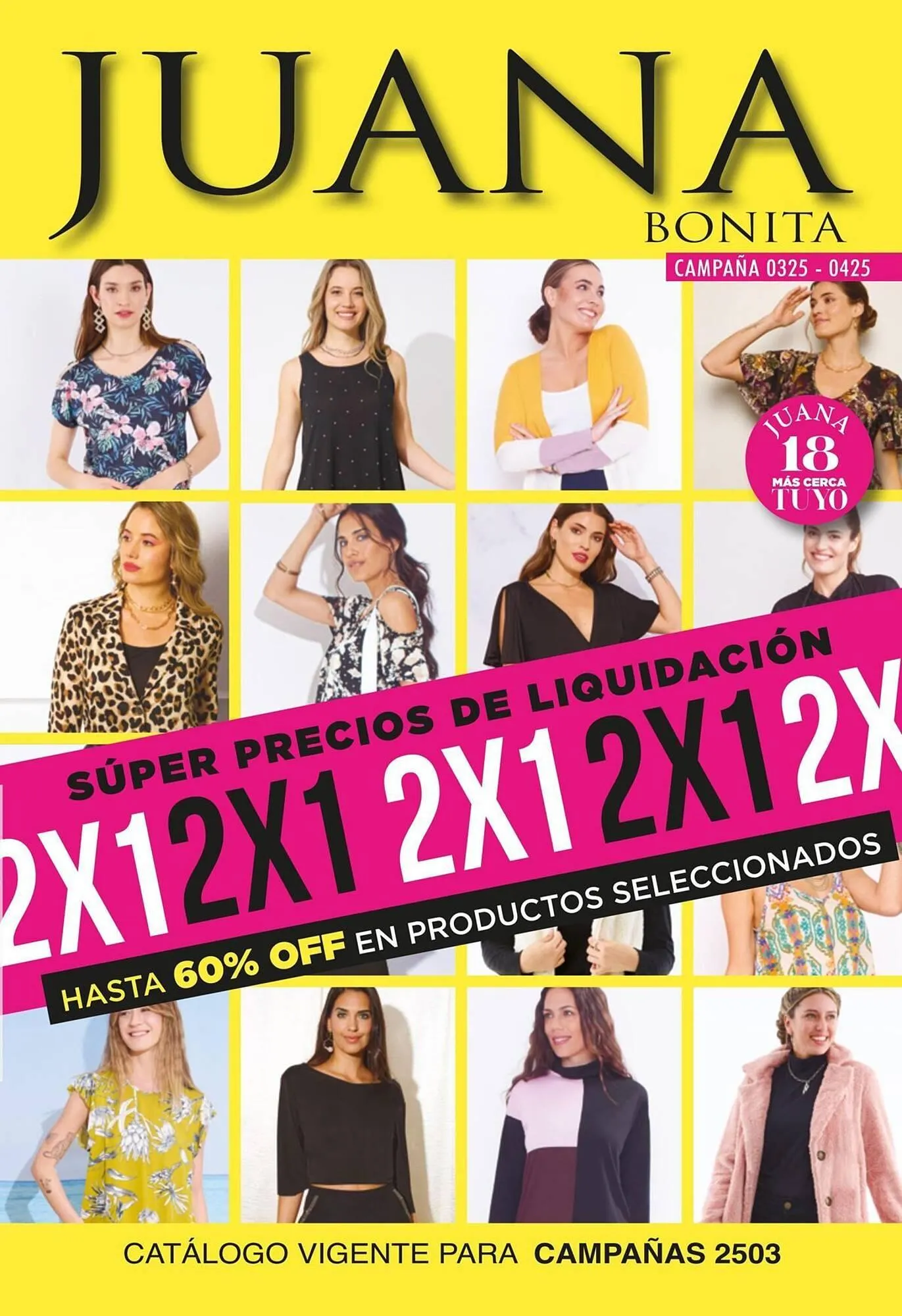 Ofertas de Catálogo Juana Bonita 8 de abril al 30 de abril 2025 - Página 1 del catálogo