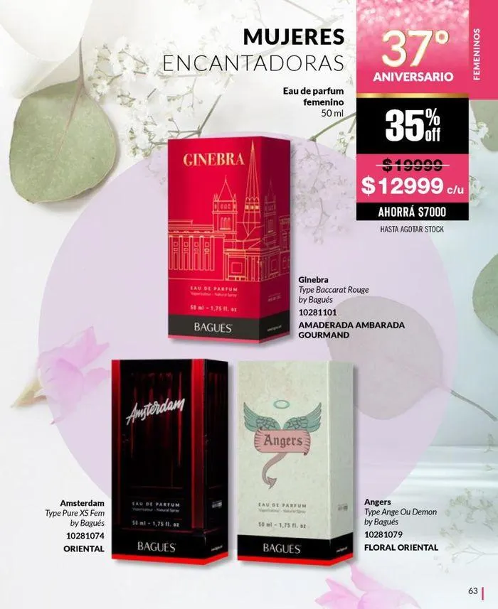 Ofertas de Ofertas Bagués Campaña 08 Argentina 10 de agosto al 24 de agosto 2024 - Página 75 del catálogo