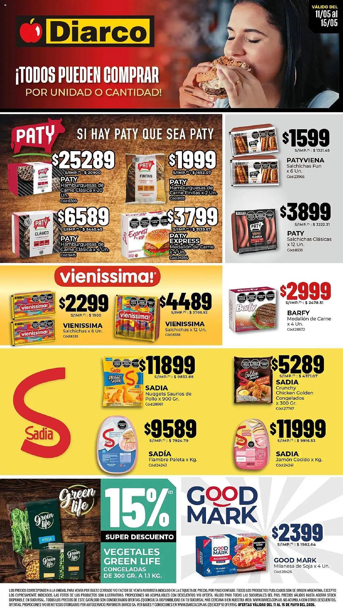 Ofertas de Catálogo Diarco 11 de mayo al 16 de mayo 2026 - Página 1 del catálogo