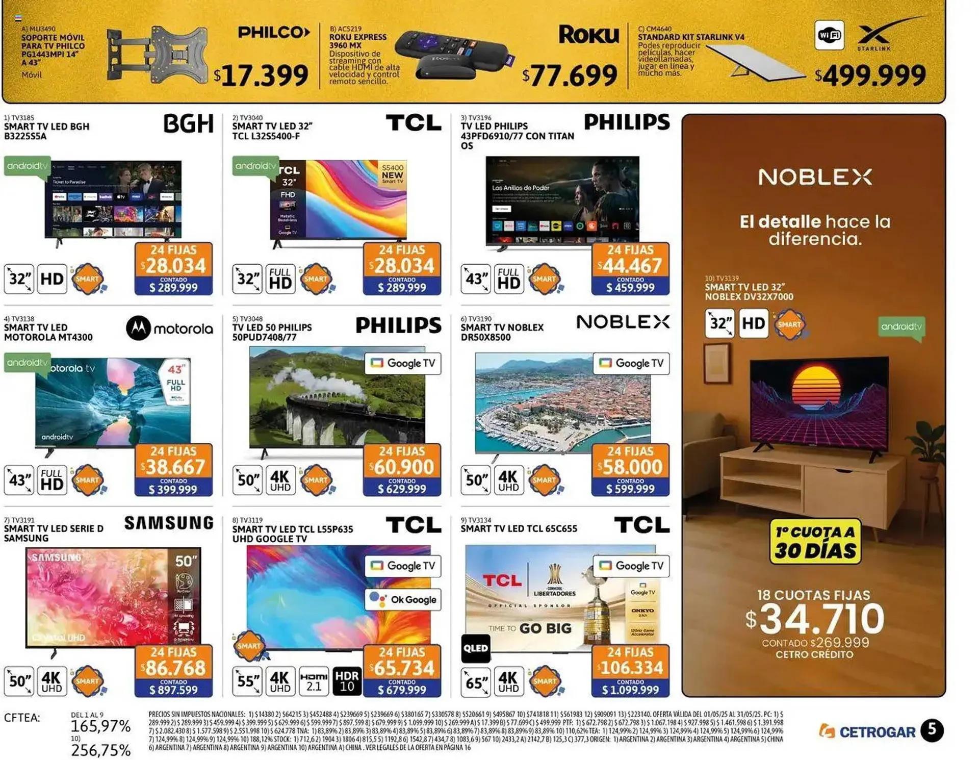 Ofertas de Catálogo Cetrogar 1 de mayo al 4 de junio 2025 - Página 5 del catálogo